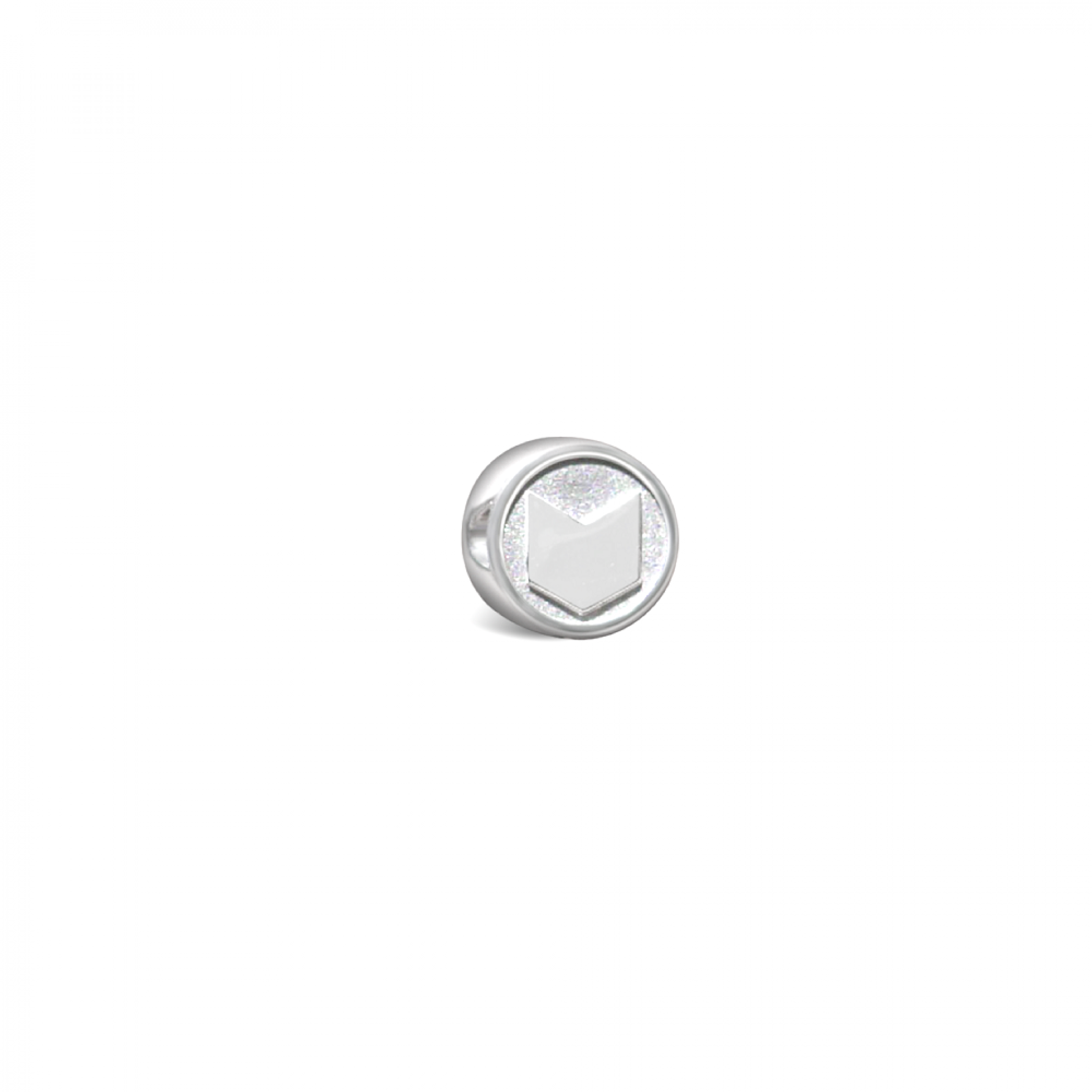 Hawkeye Marvel Sterling Silver Bead, Silver