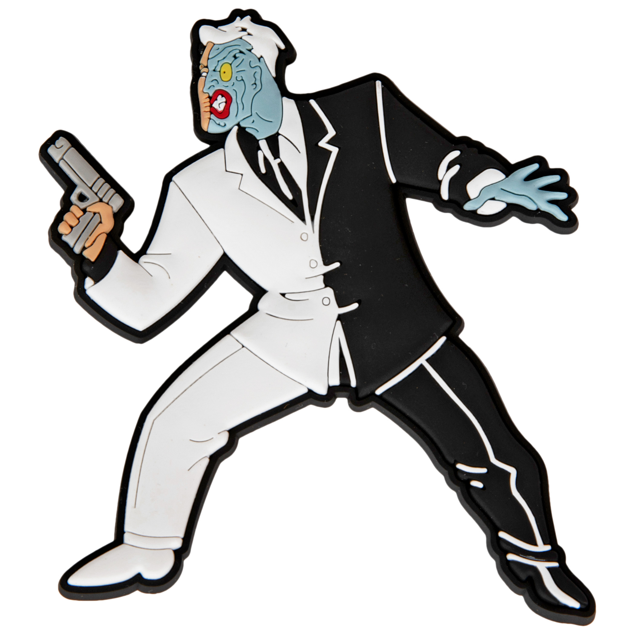 Batman The Animated Series Classic Two-Face Character Mega Magnet, Multi-Color