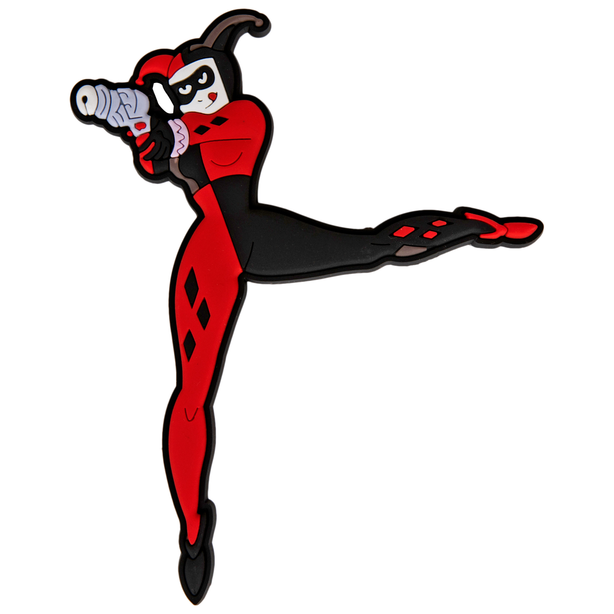 Batman The Animated Series Classic Harley Quinn Character Mega Magnet, Multi-Color