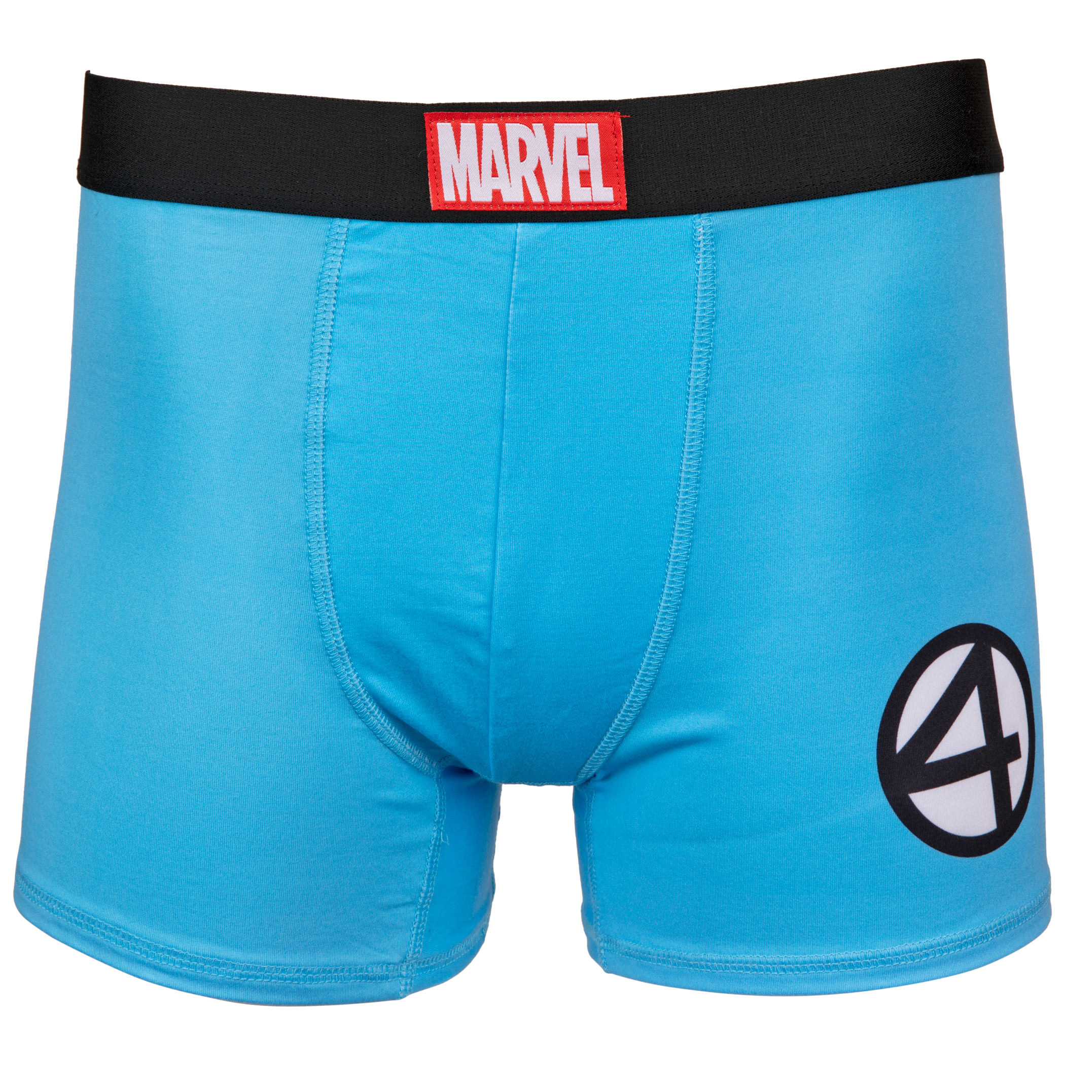 Marvel Fantastic Four Classic Logo Boxer Briefs, Blue