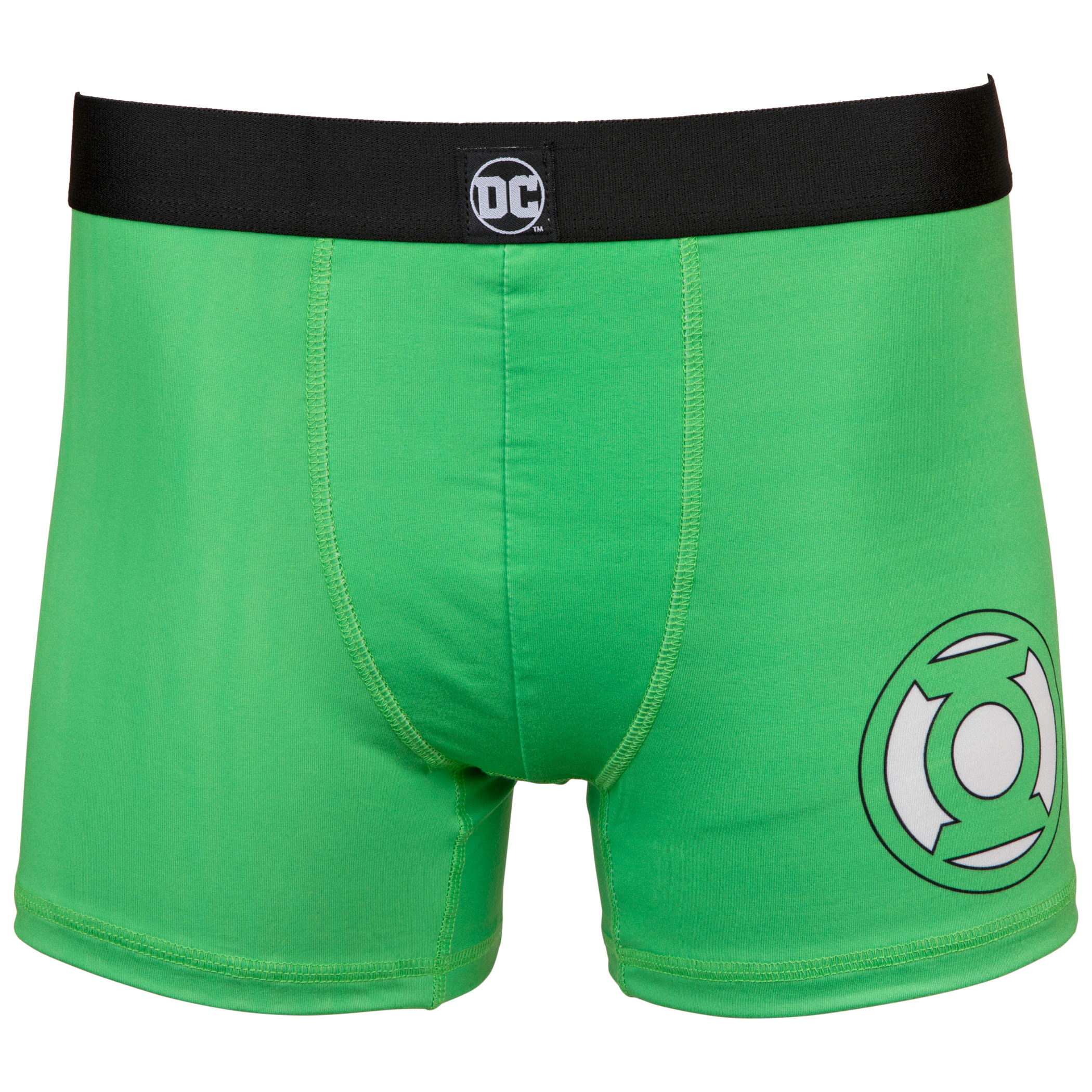 DC Comics Green Lantern Classic Logo Boxer Briefs, Green