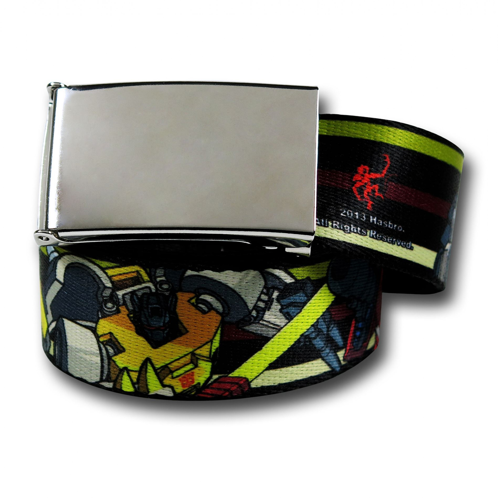 Transformers Animated Series Adult Web Belt, Black