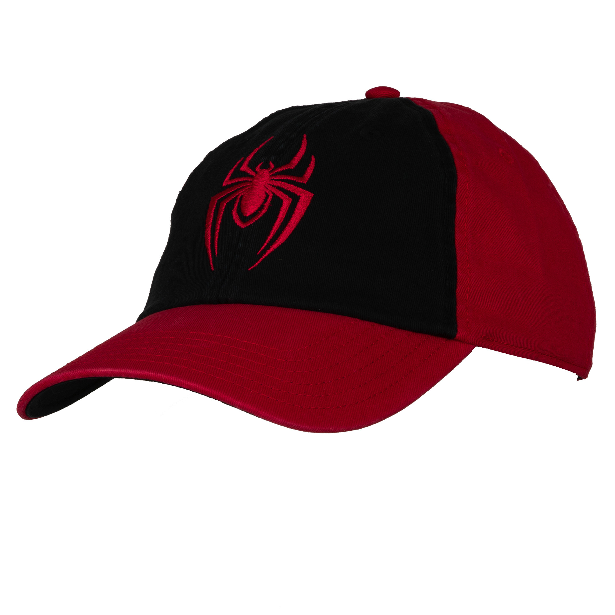 Miles Morales Ultimate Spider-Man Symbol Round Brim Adjustable Dad Hat, Multi-Color