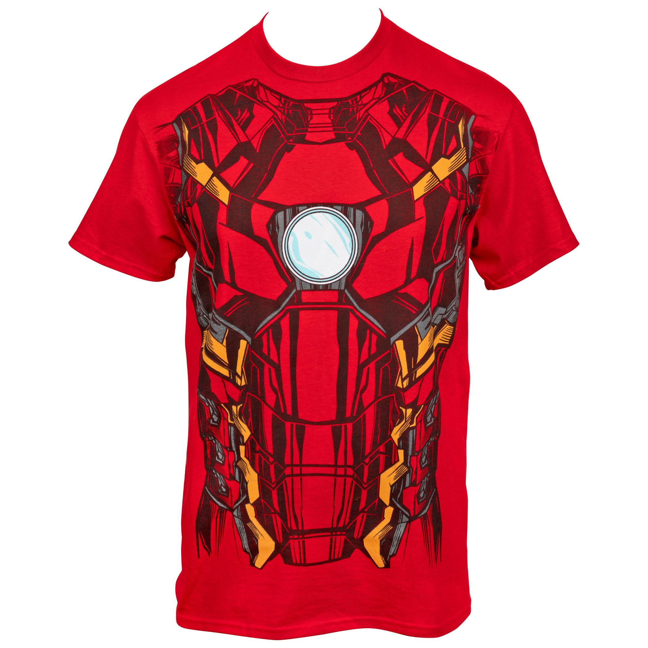 Iron Man Suit-Up Men's Costume T-Shirt, Red
