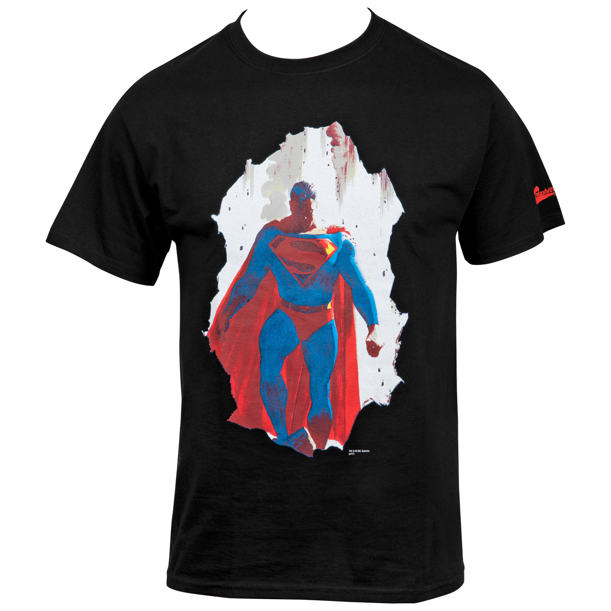 Superman Breakout by Alex Ross Men's T-Shirt, Black