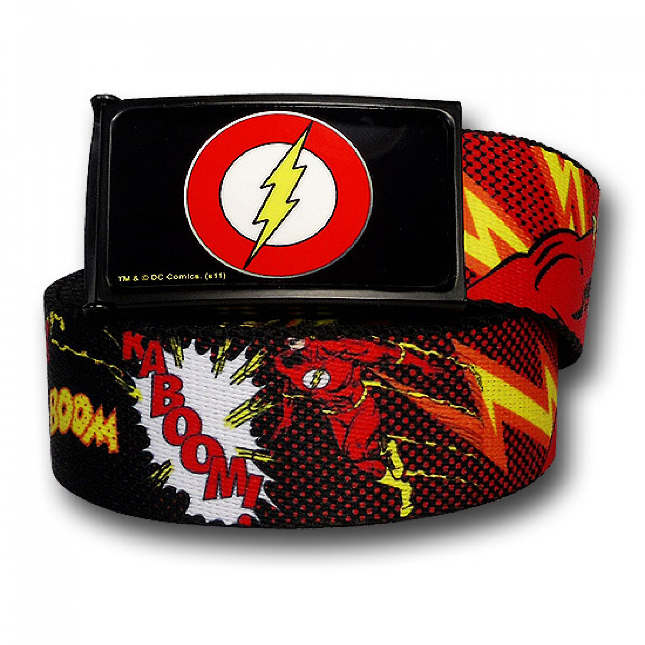 Flash Graphic Kids Web Belt, Black