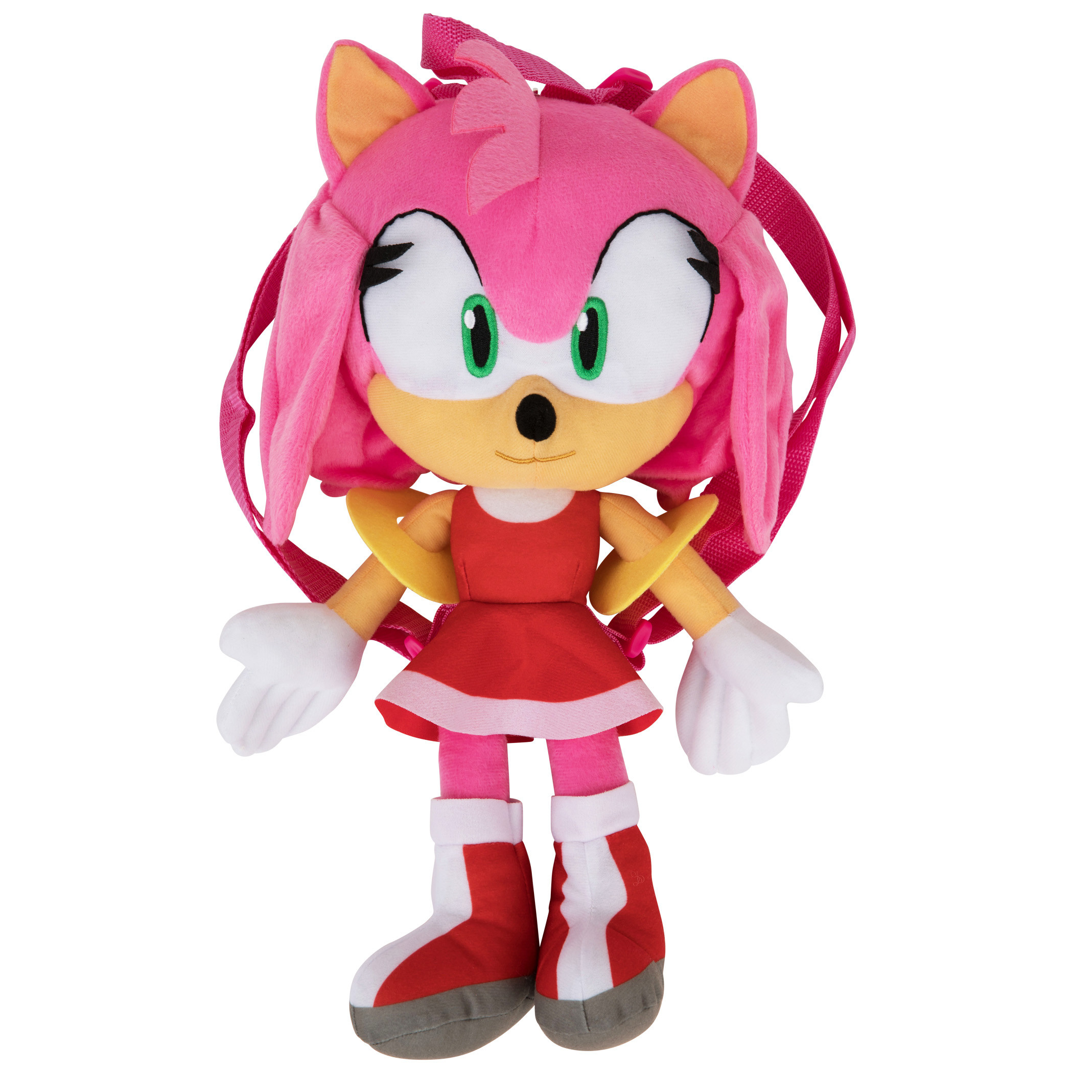 Sonic the Hedgehog Amy 16' Plush Backpack, Pink