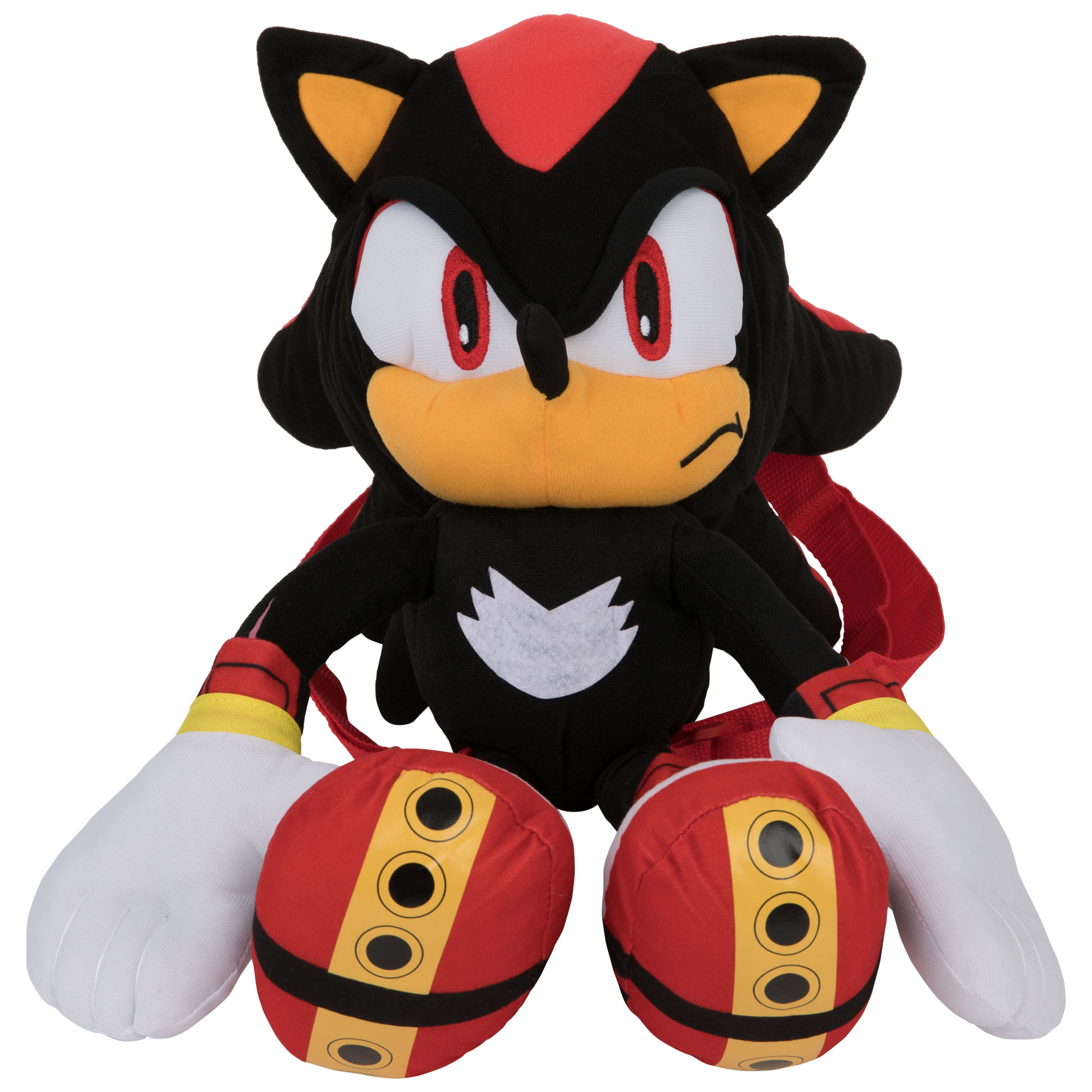 Sonic the Hedgehog Shadow 18' Plush Backpack, Black