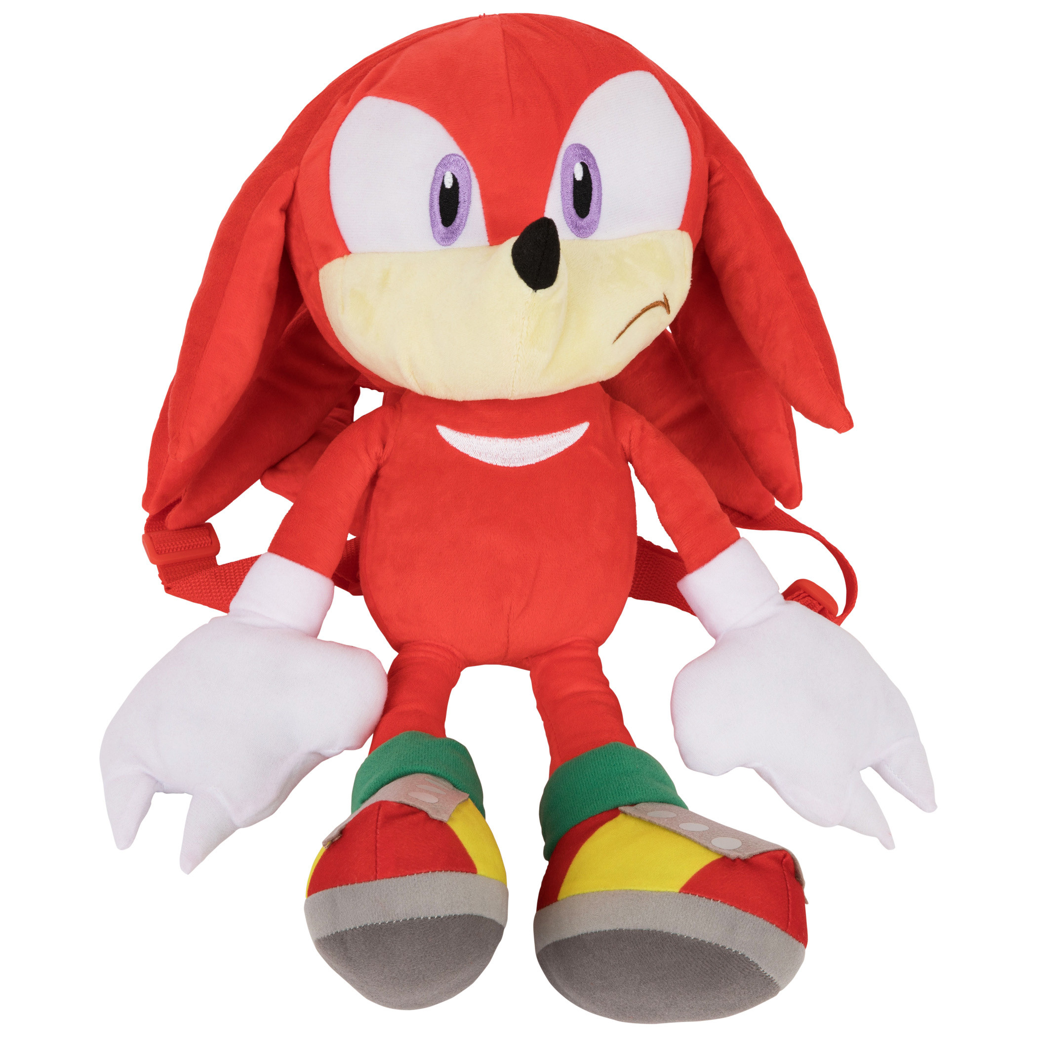 Sonic the Hedgehog Knuckles 18' Plush Backpack, Red