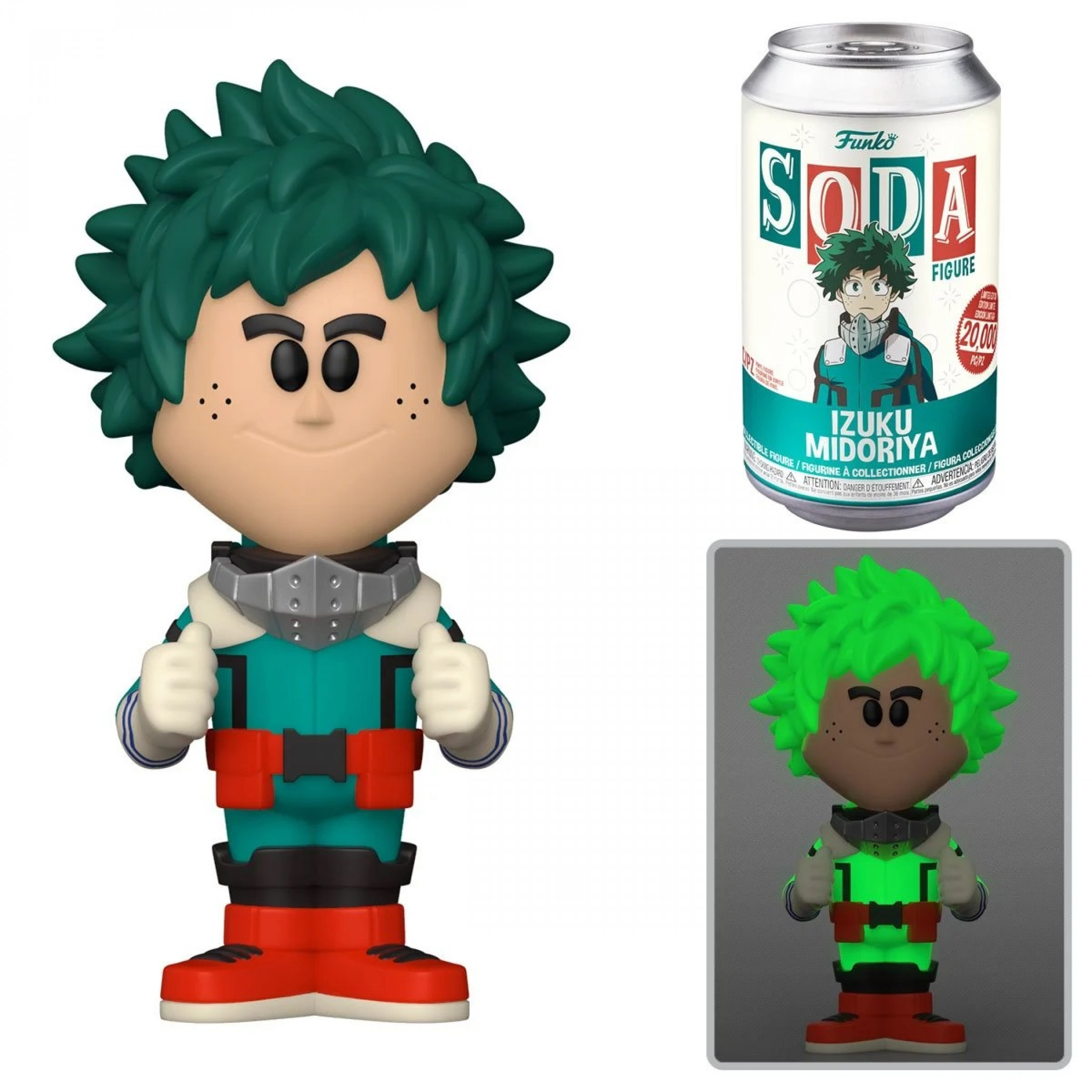 My Hero Academia Deku SODA Vinyl w/(MT)Chase Variant, Multi-Color