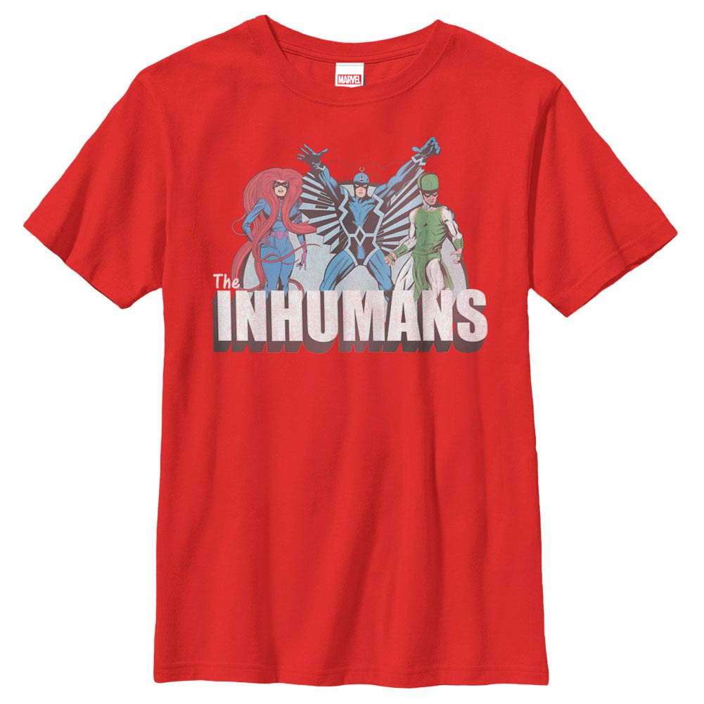 Marvel Teams Inhuman Groupshot Red Youth T-Shirt