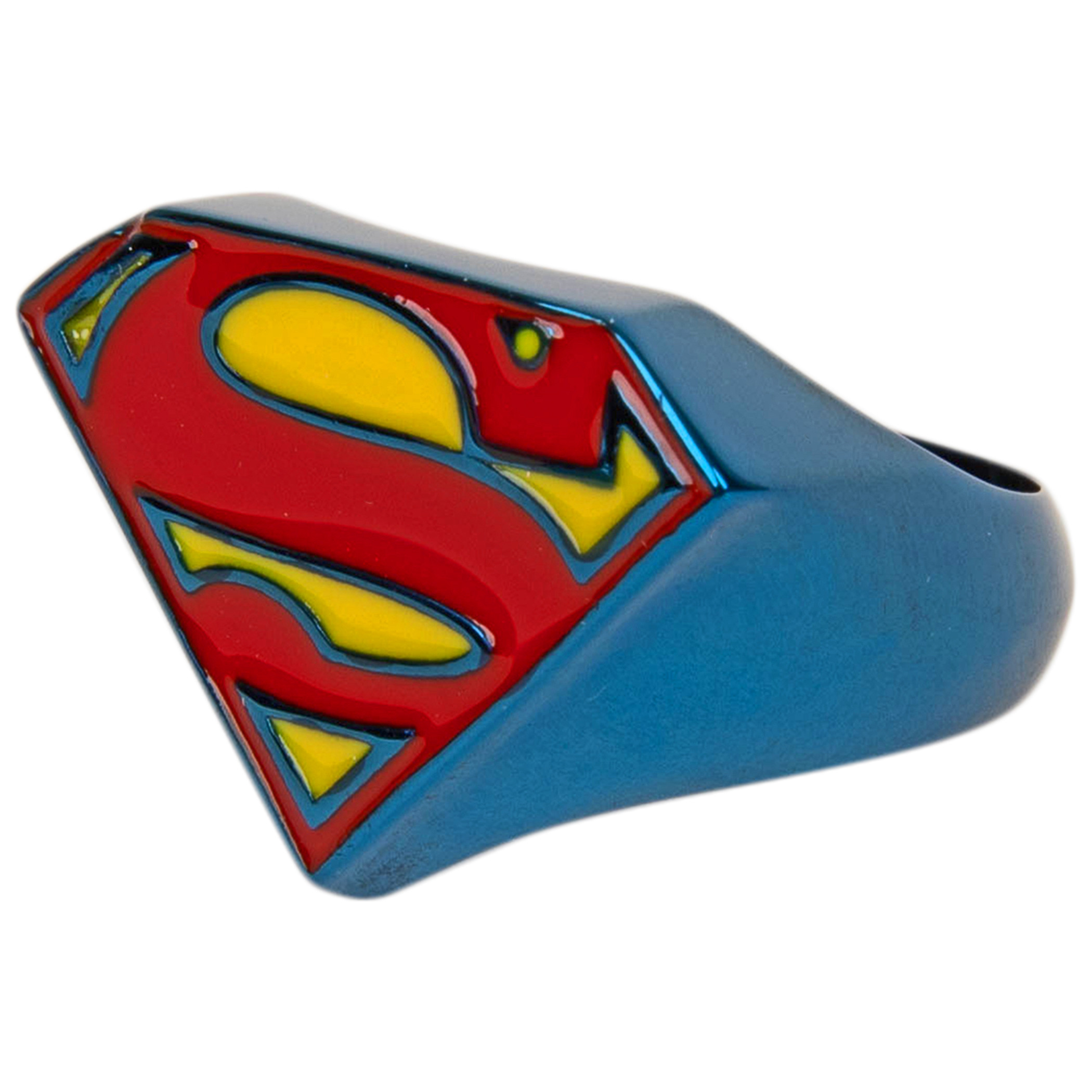 Superman Symbol Blue Power Ring, Blue