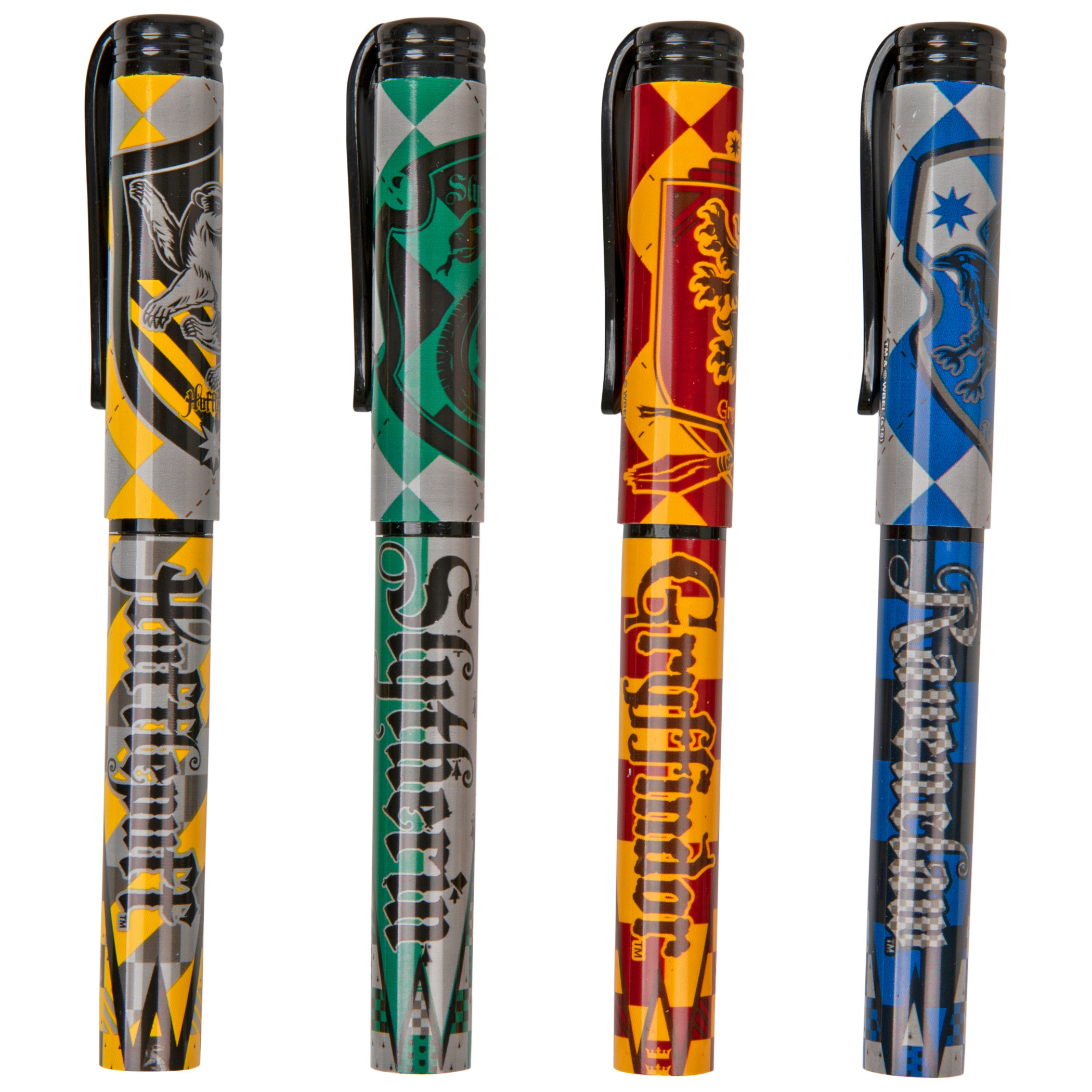 Harry Potter House Crest Sigils Ballpoint Pen Set, Multi-Color
