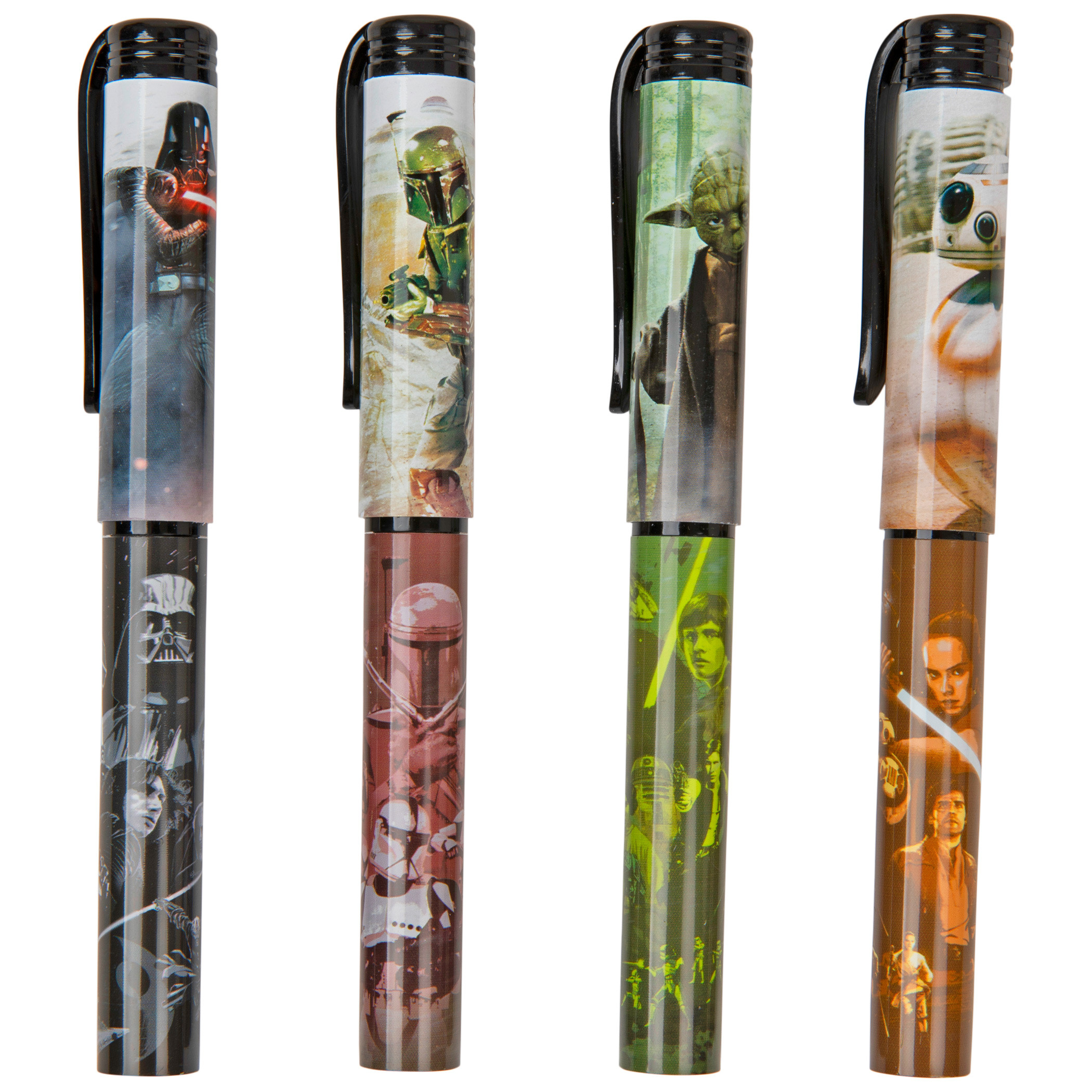 Star Wars Characters Ballpoint Pen Set, Multi-Color