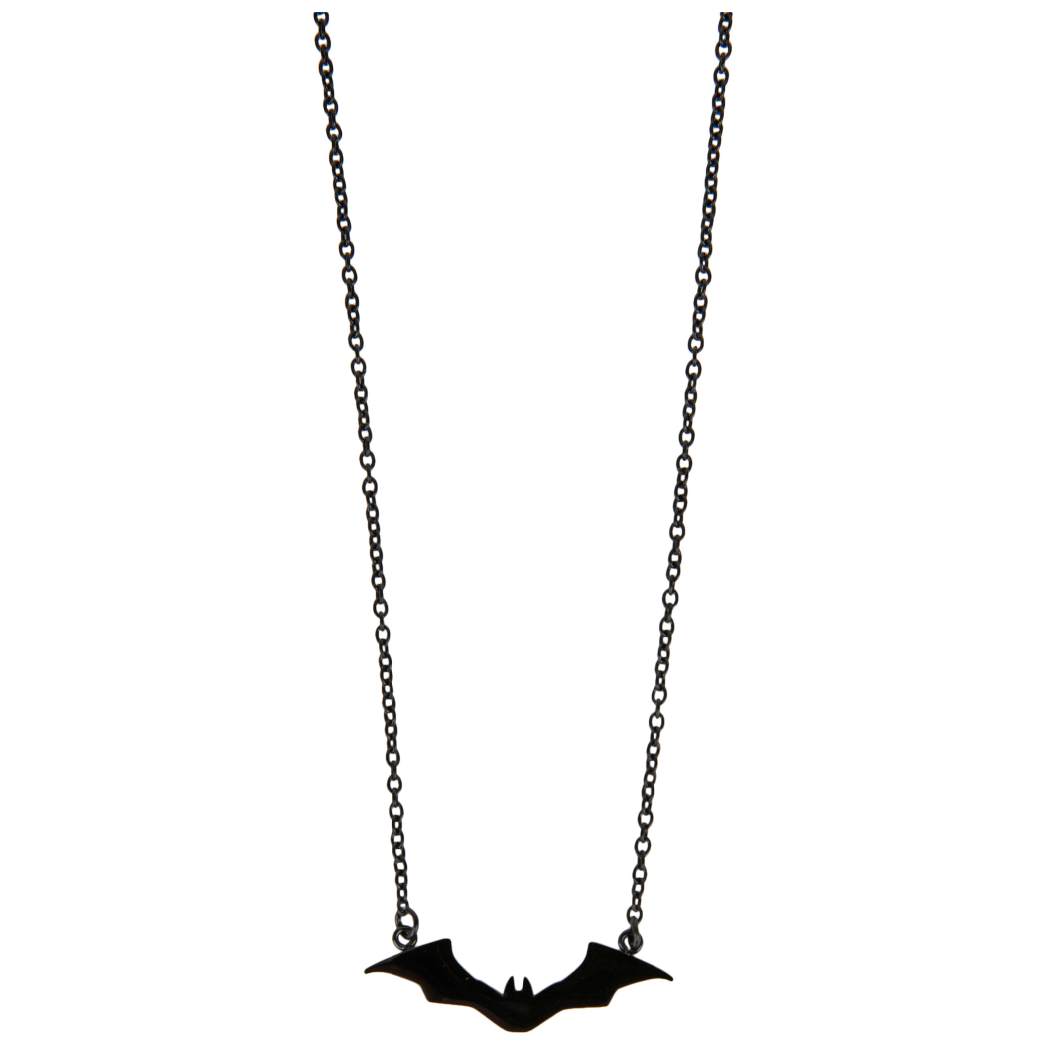The Batman Movie Logo Pendant Necklace, Black