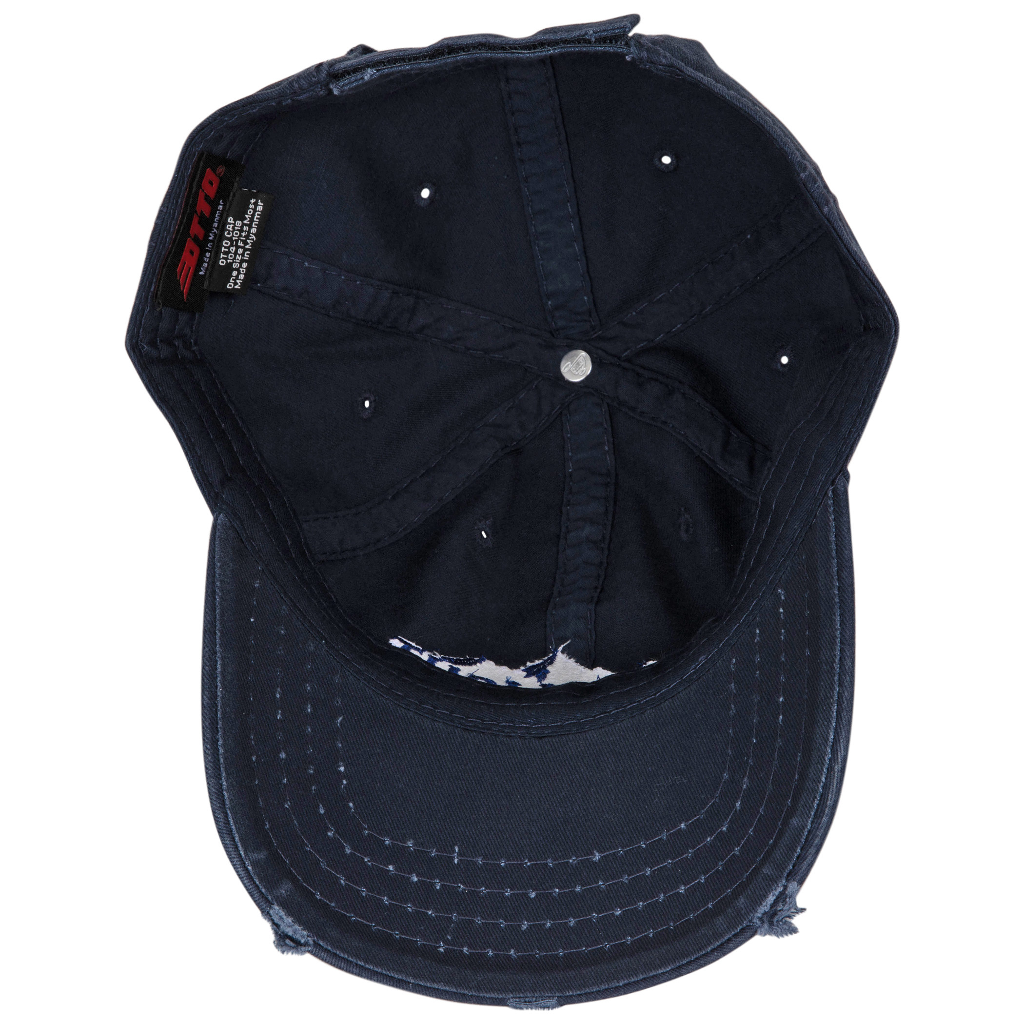 Busch Light Mountain Logo Distressed Dad Hat