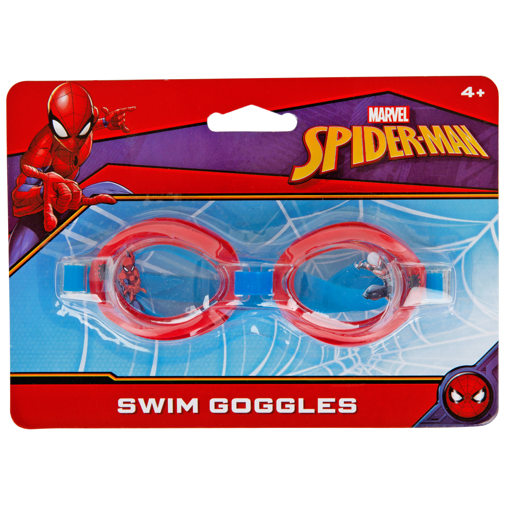 Marvel Comics Classic Spider-Man Splash Goggles, Red