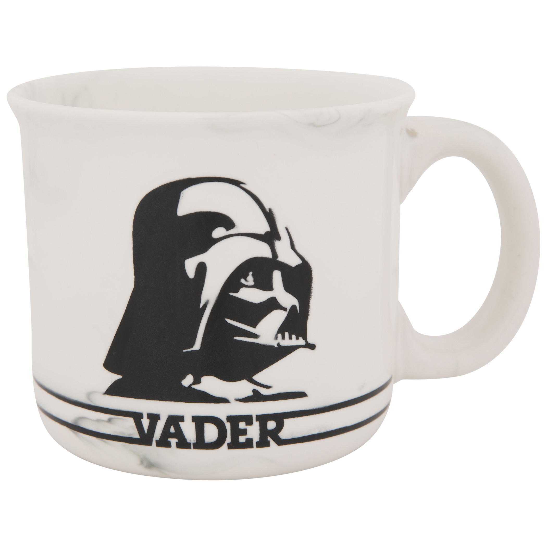 Star Wars Darth Vader 17oz Marble Mug, White