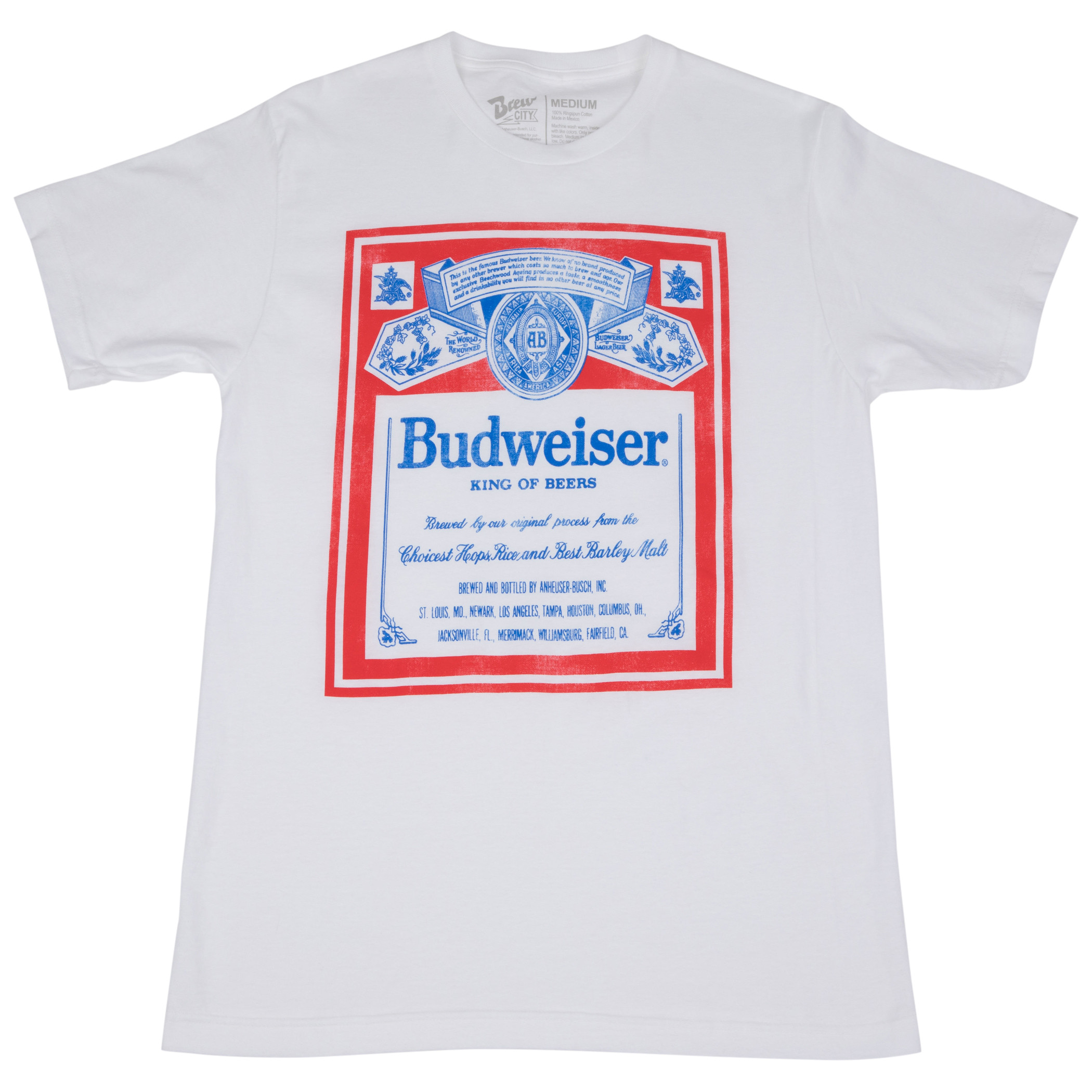 Budweiser King of Beers Vintage Label T-Shirt - image 2