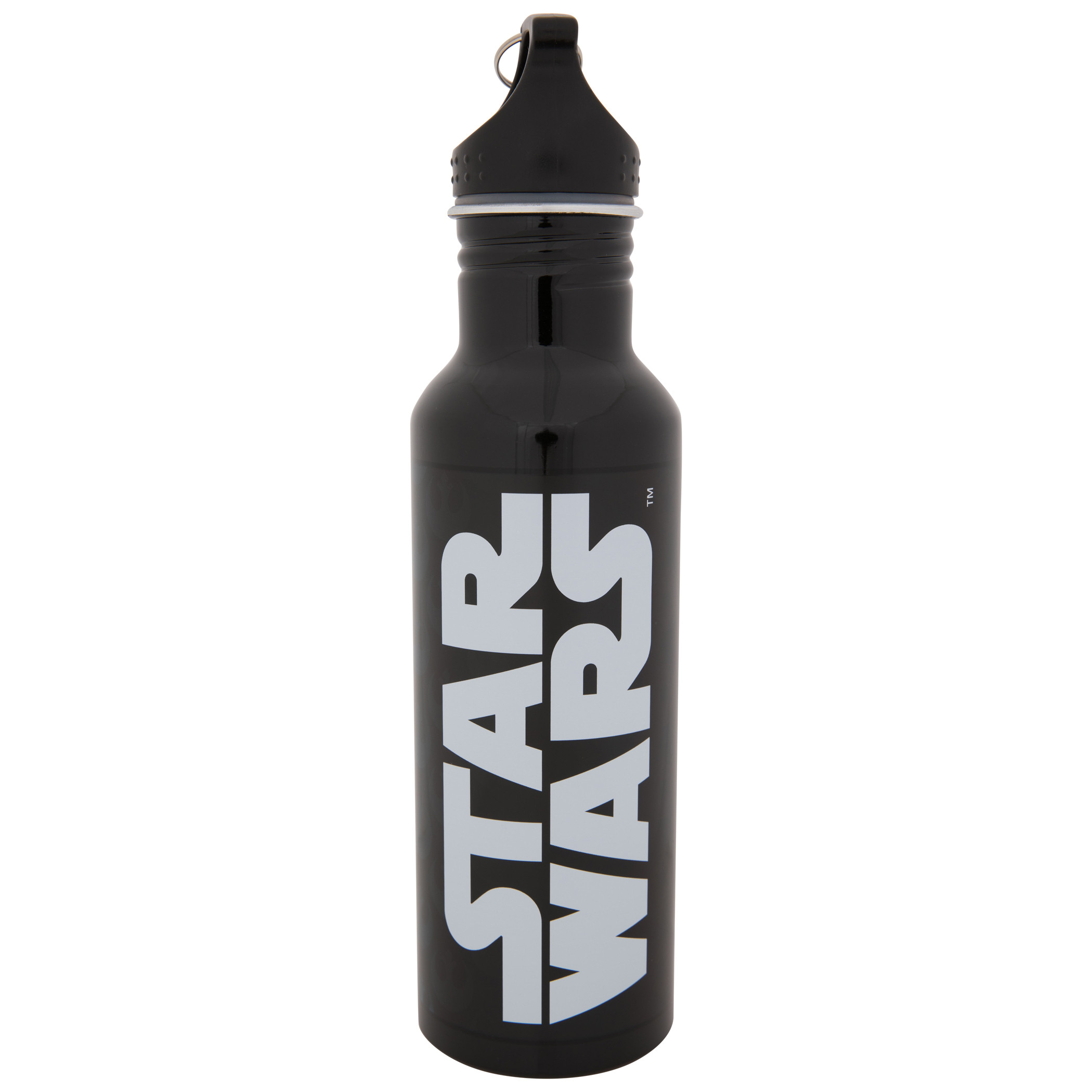 Star Wars Empire Vs Rebels Aluminum Screw Cap Water Bottle, Black