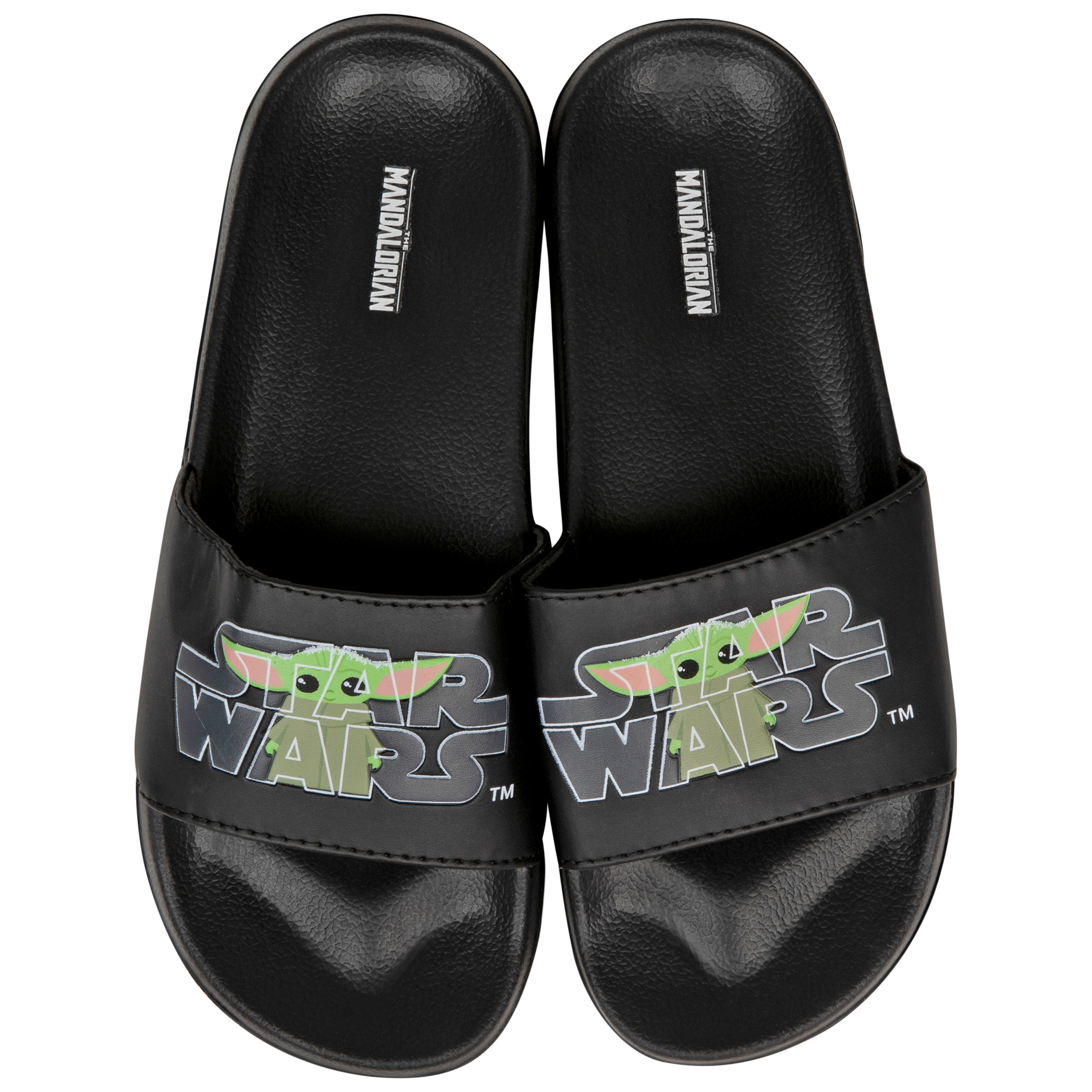Star Wars The Mandalorian The Child Flip Flop Slides, Black