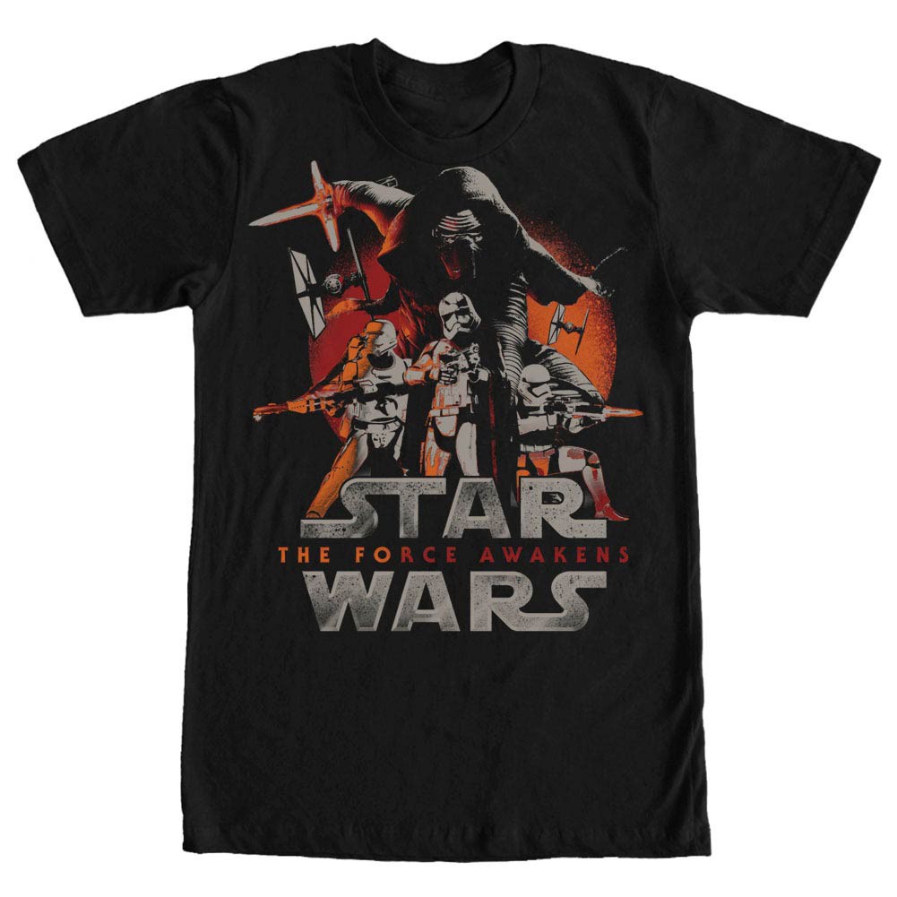 Star Wars Episode 7 New Poster Black T-Shirt, Black