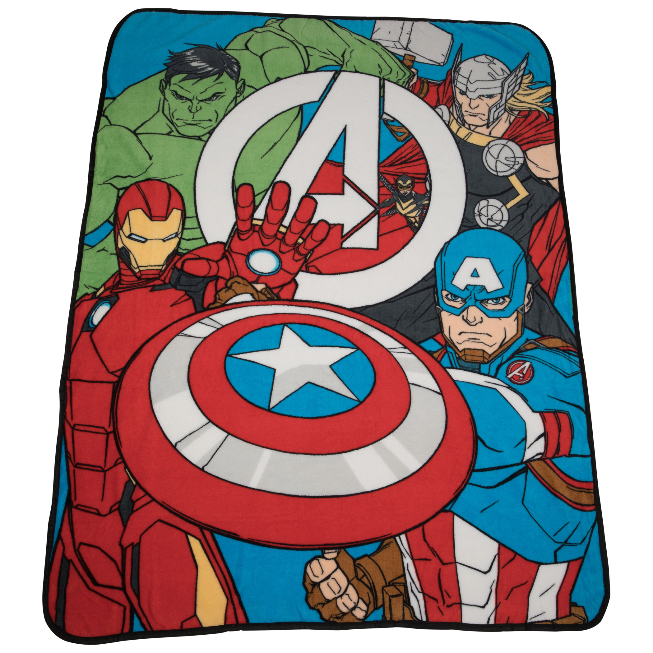 Avengers Hero Collage Throw Blanket, Multi-Color
