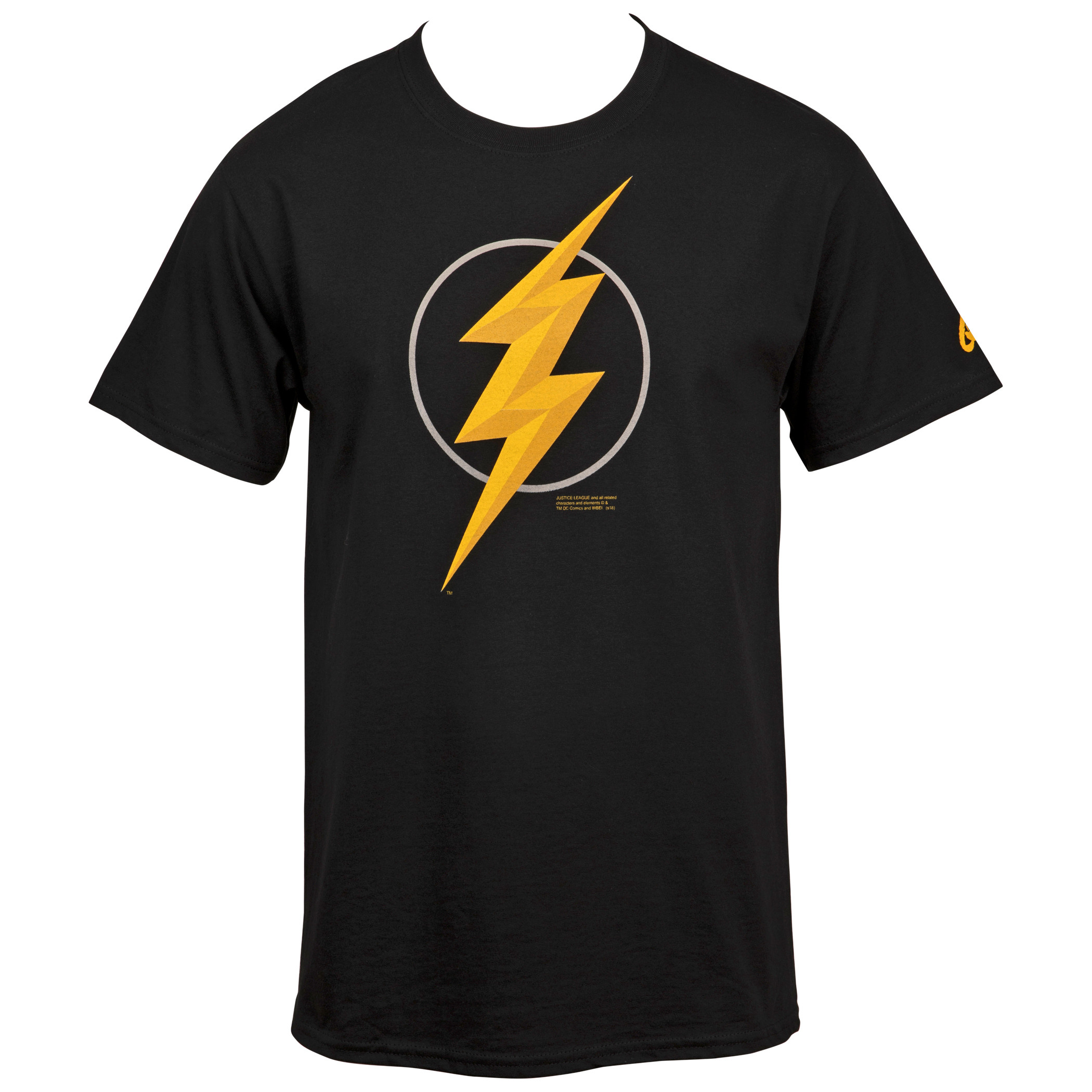 The Flash Symbol Justice League Variant T-Shirt, Black