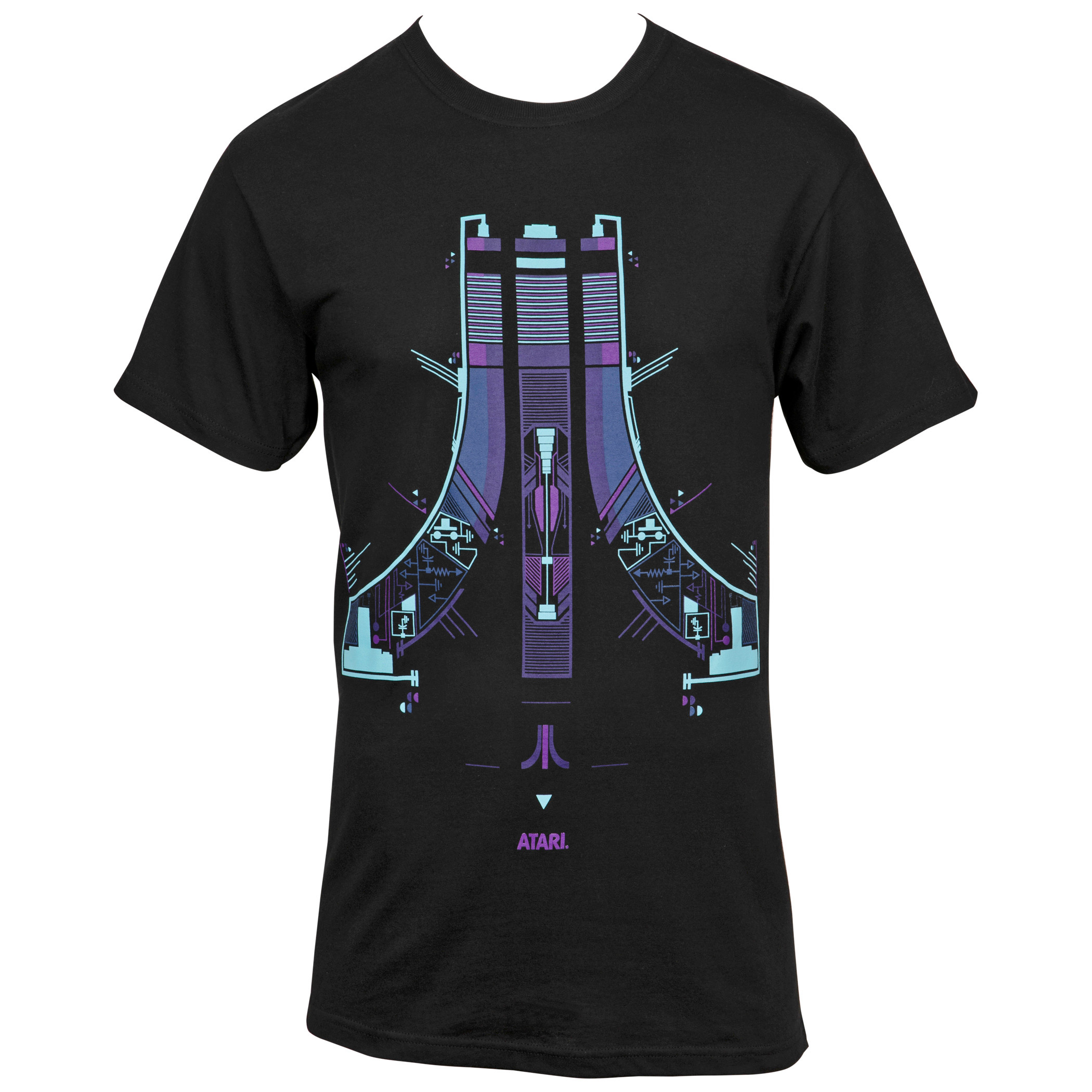 Atari Gaming System Symbol T-Shirt, Black