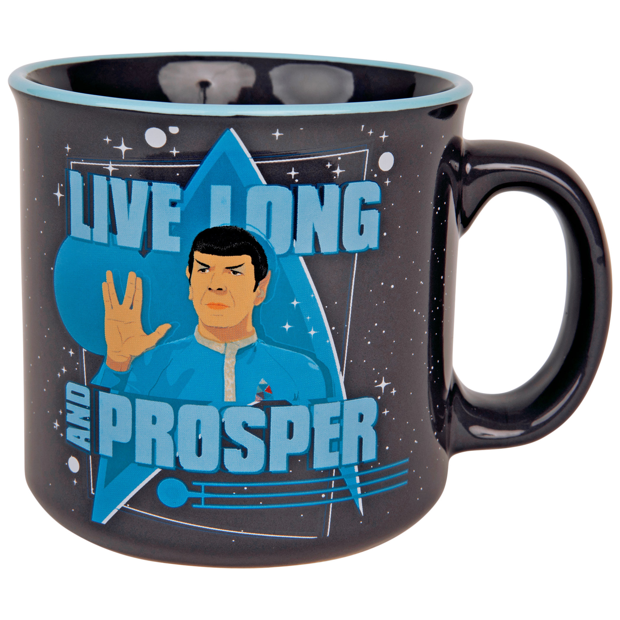 Star Trek Spock Prosper 20oz Ceramic Camper Mug, Multi-Color