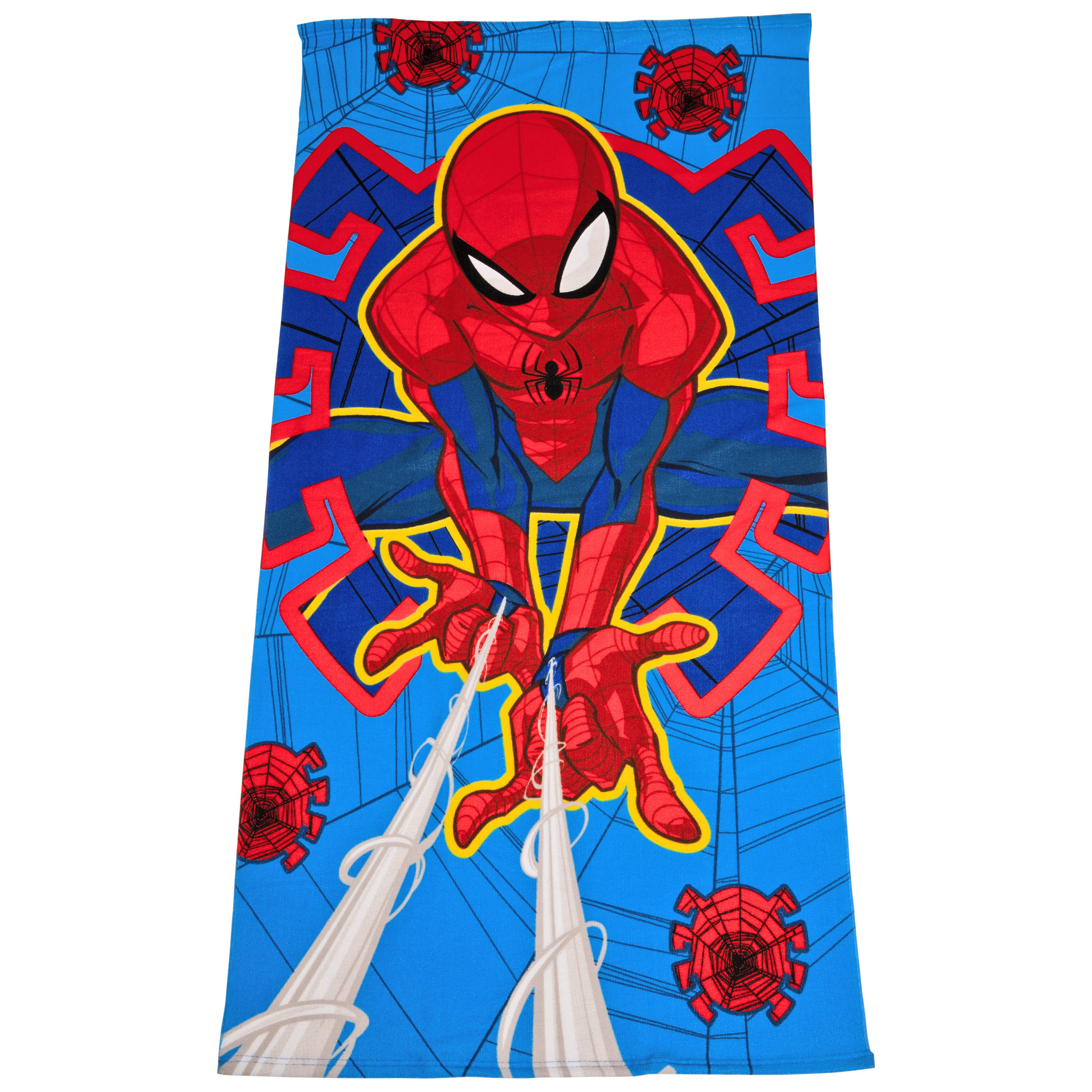 Spider-Man Character Microfiber 27x54' Beach Towel, Multi-Color