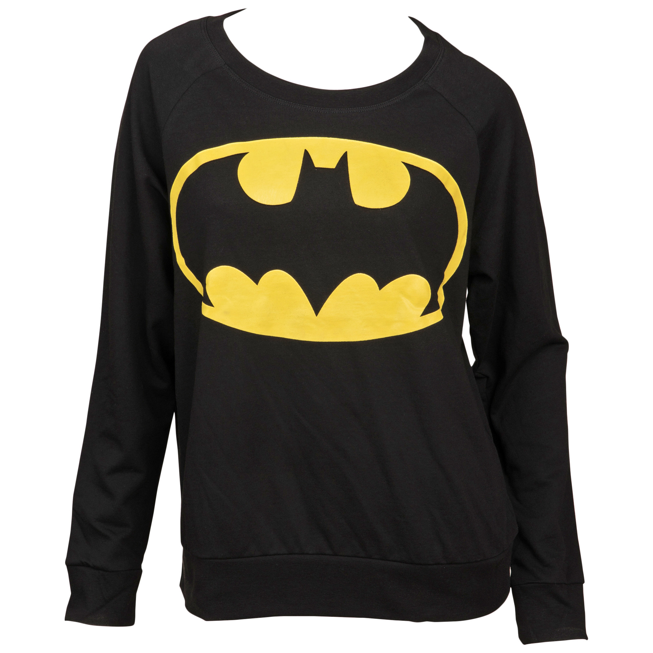 DC Comics Batman Classic Symbol Women's Sweatshirt, Black
