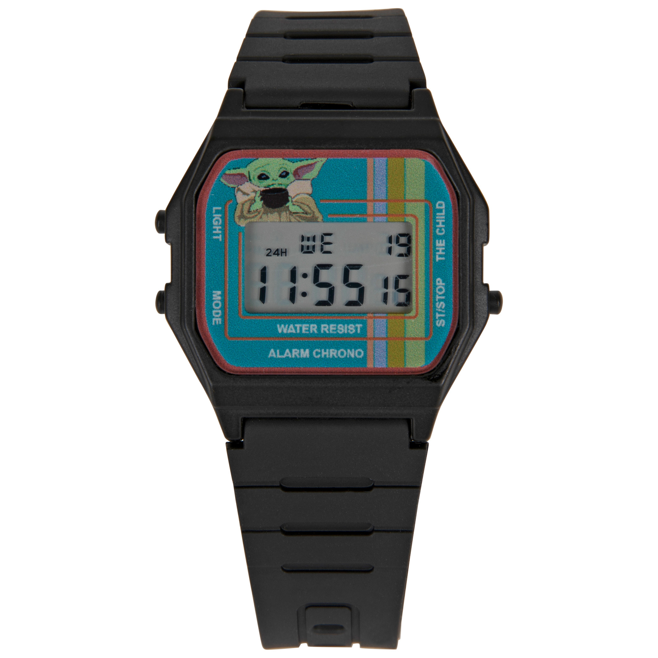 Star Wars The Mandalorian Grogu Digital Watch, Black