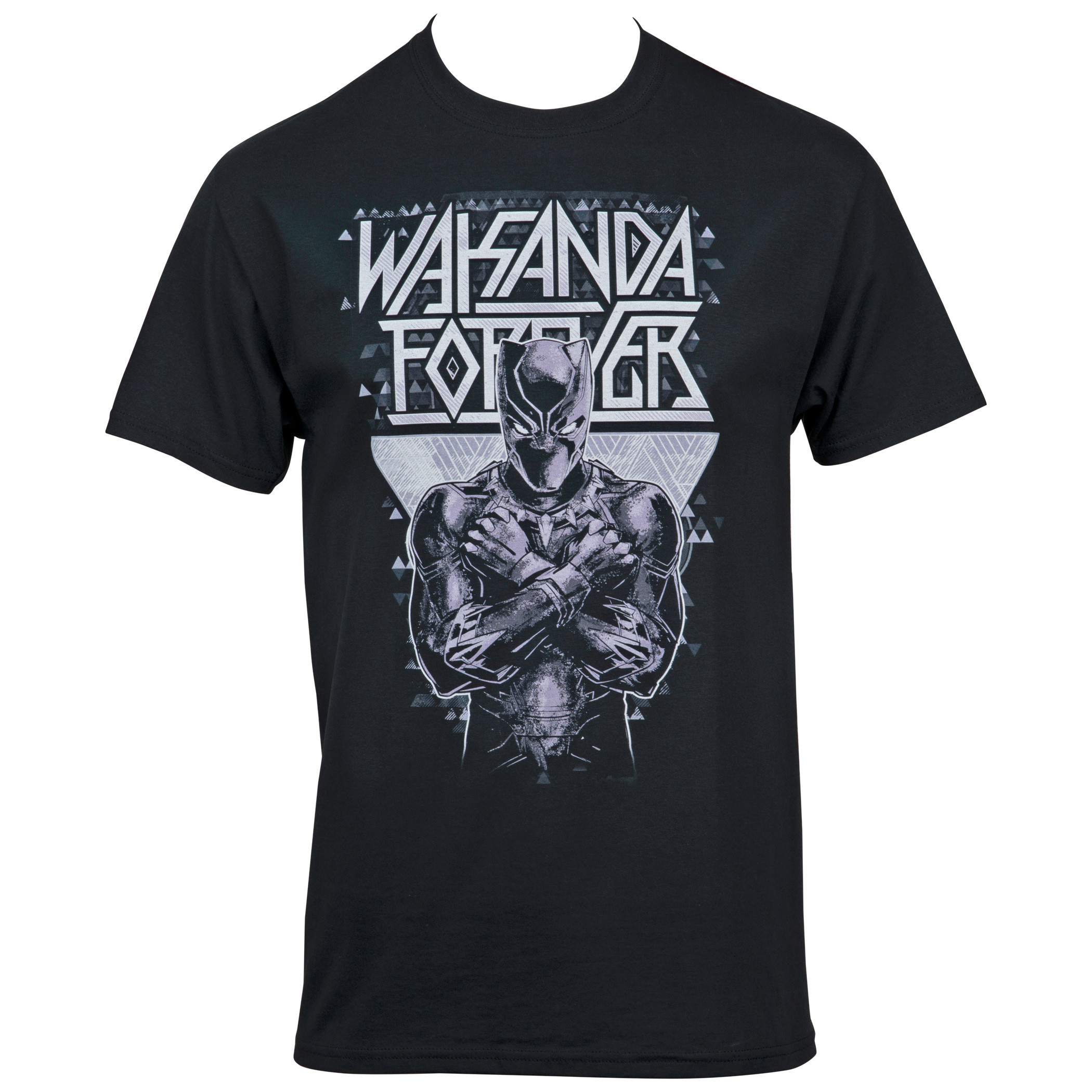 Marvel Black Panther Wakanda Forever T-Shirt, Black
