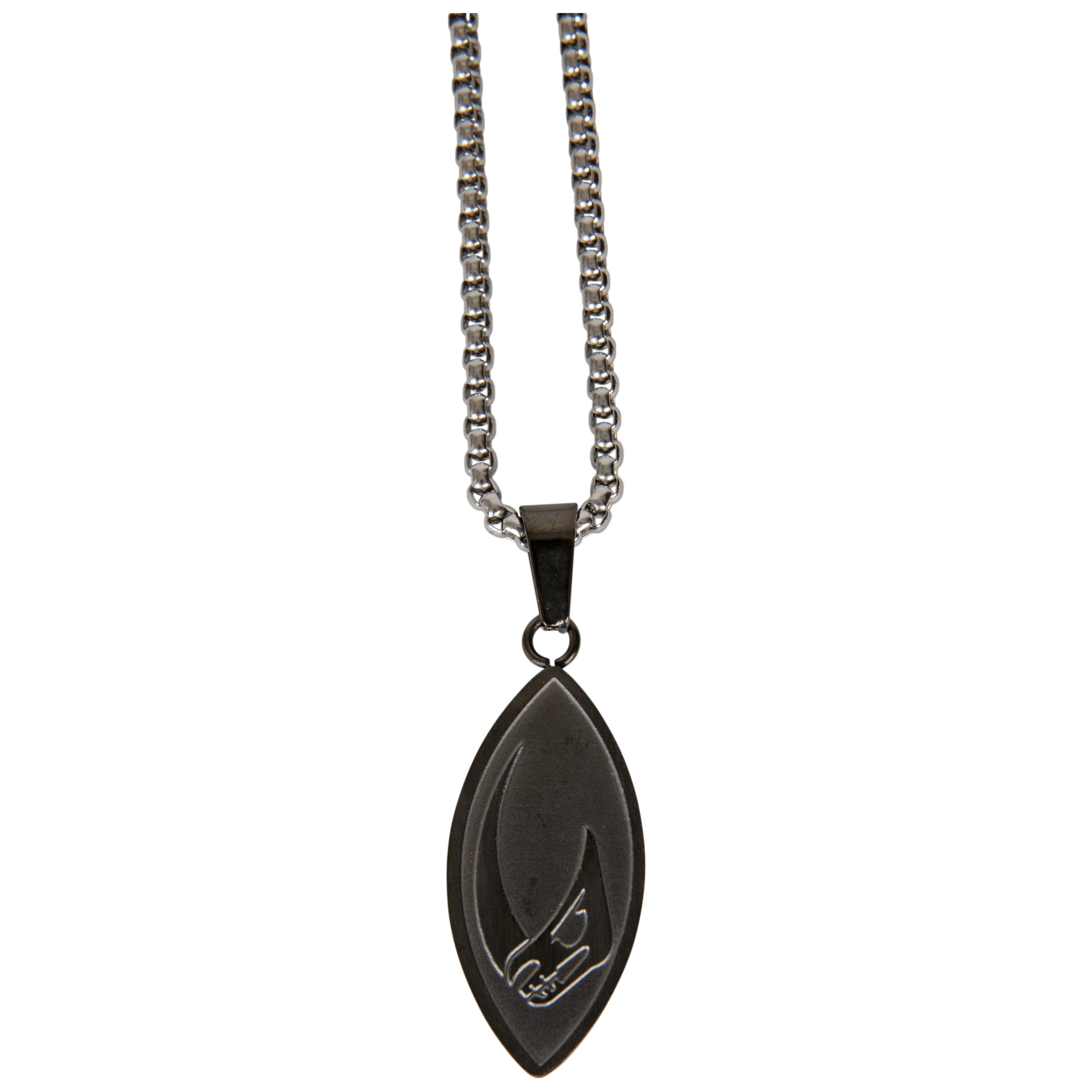 Star Wars The Mandalorian Mudhorn Crest Pendant Necklace, Silver