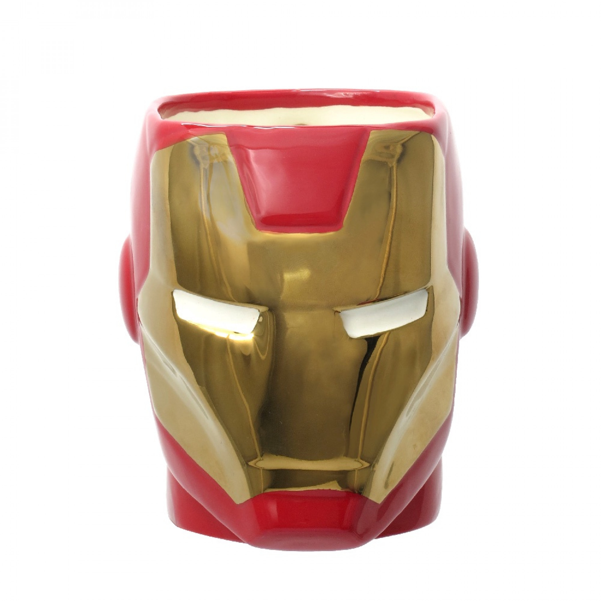 Iron Man Sculpted 17oz Ceramic Mug, Multi-Color