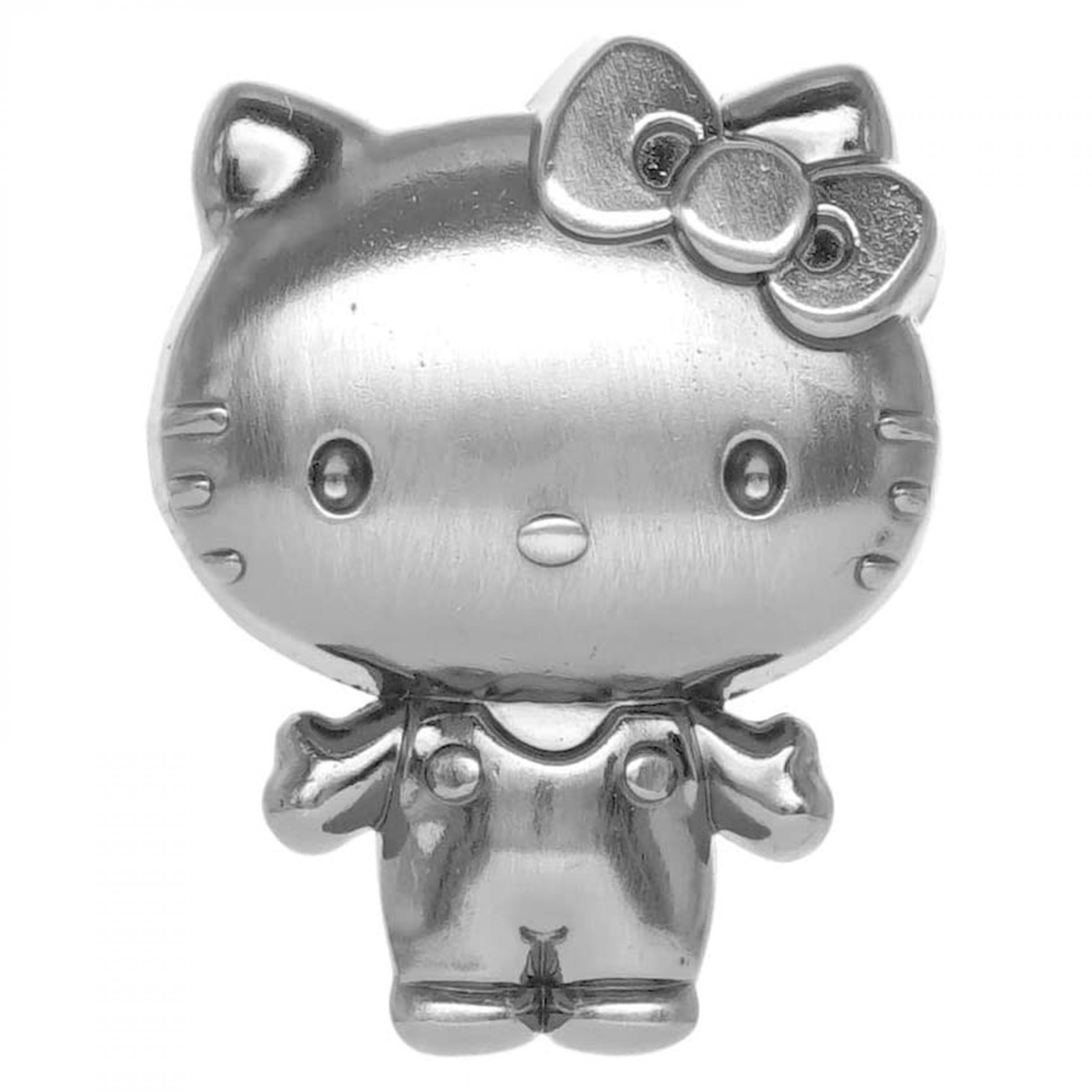 Hello Kitty Pewter Lapel Pin, Silver