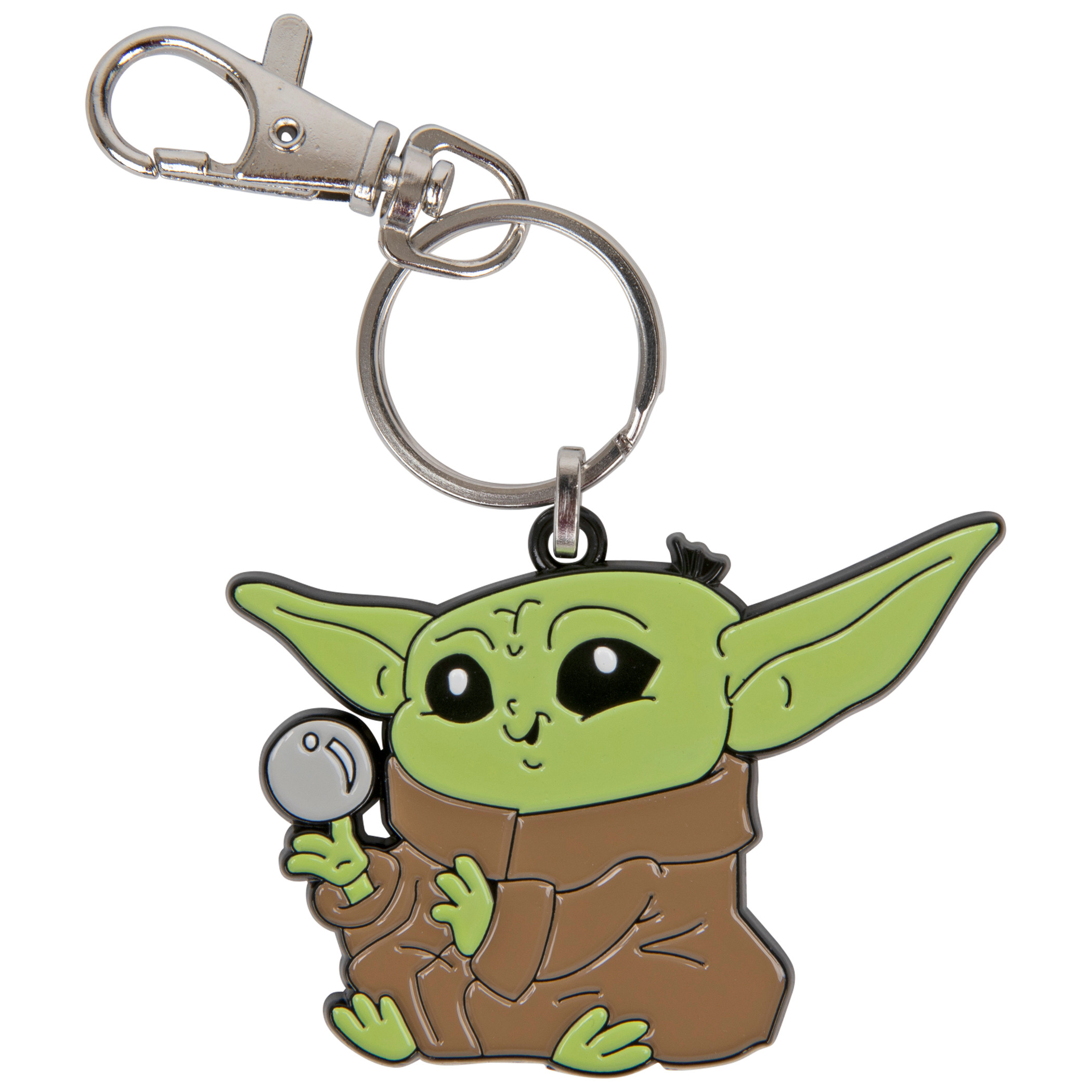 Star Wars The Mandalorian The Child Grogu Playing Keychain, Multi-Color