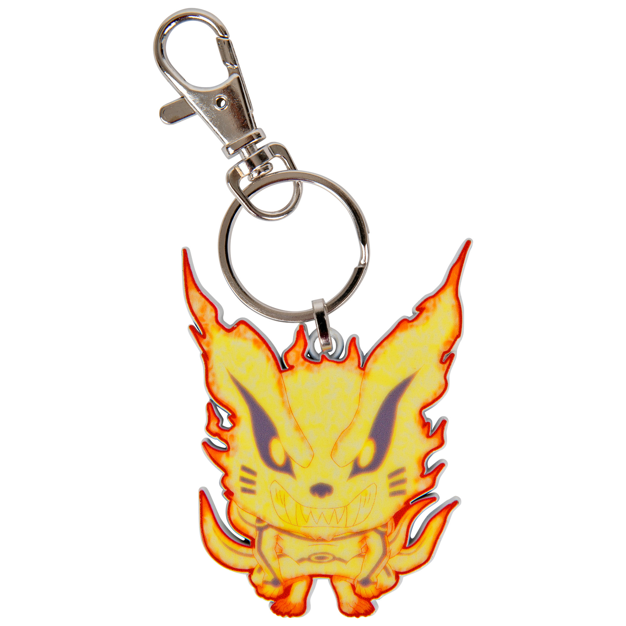 Naruto Karuma Tailed Beast Form Chibi Character Keychain, Multi-Color