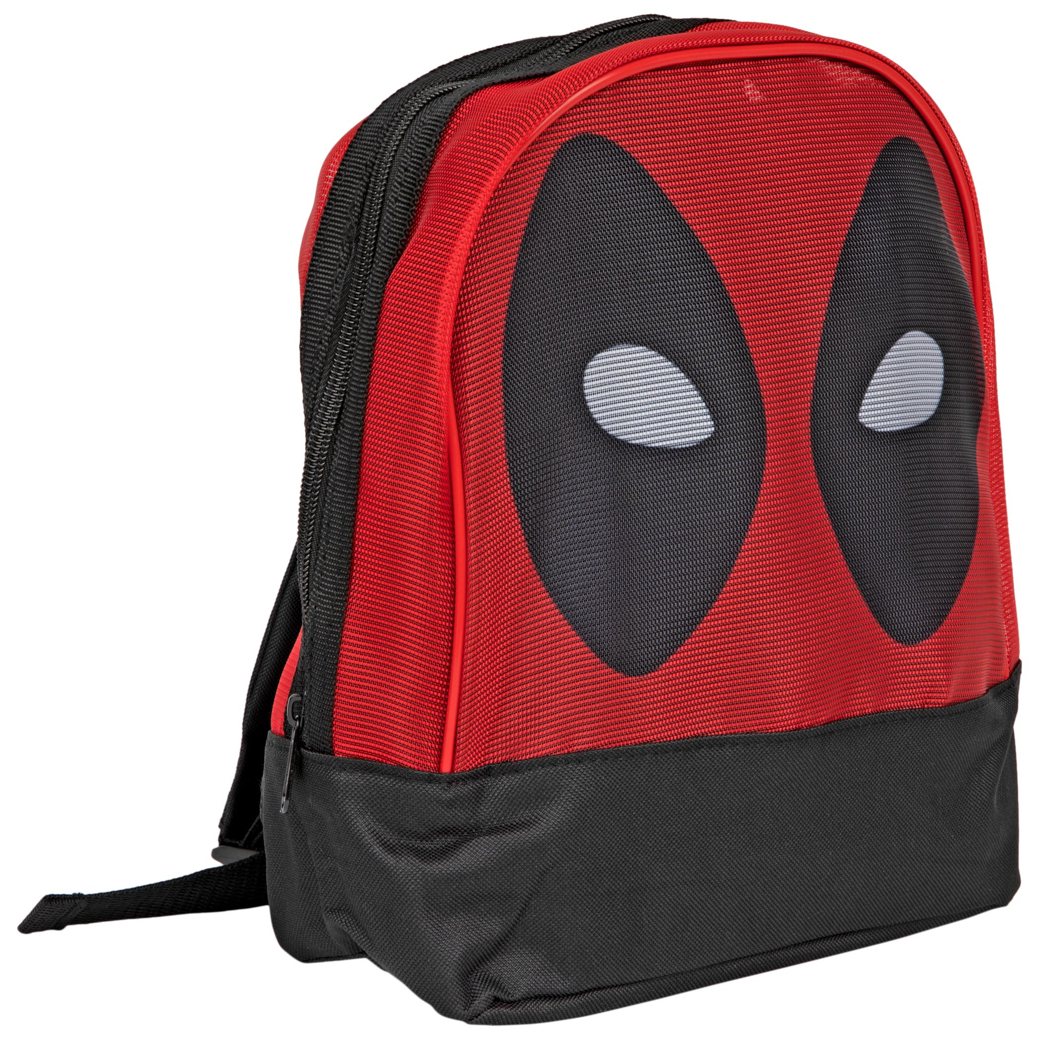 Deadpool Character Face Mini Backpack, Red