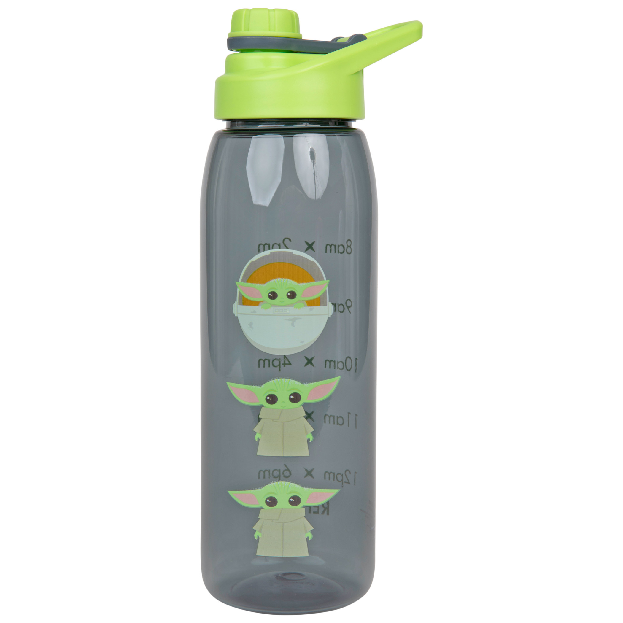 Star Wars The Child Grogu Refill 28 Ounce Water Bottle with Screw Lid, Blue
