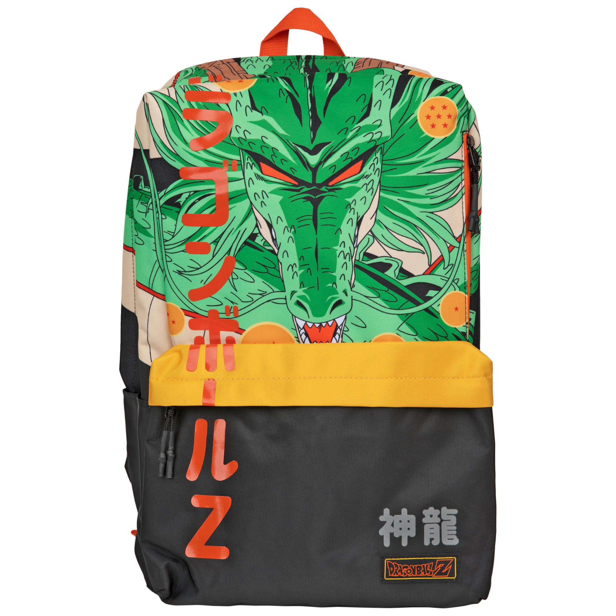 Dragon Ball Z Shenron Dragon w/ Katakana Text Wrap Around Backpack, Multi-Color