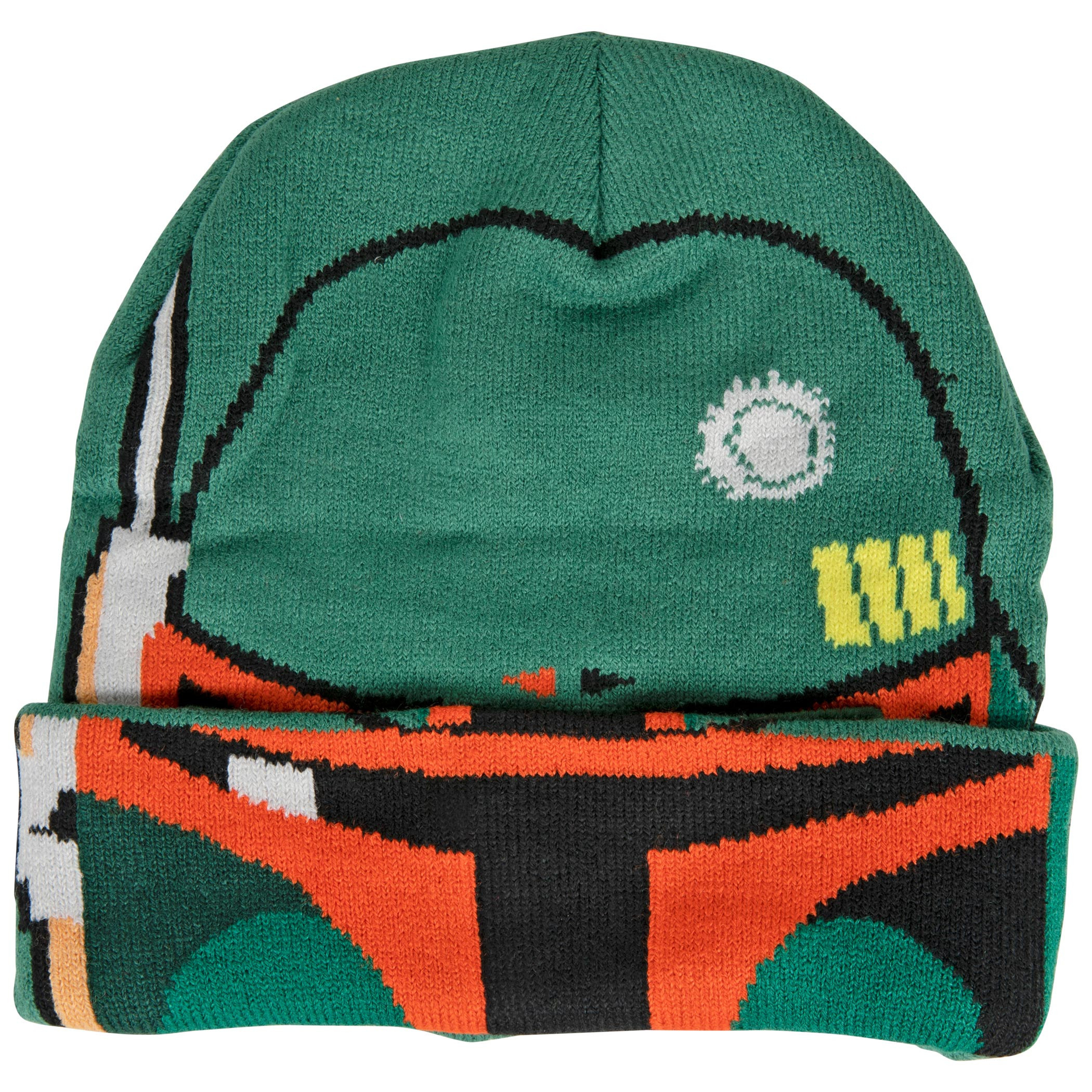 Star Wars Boba Fett Helmet Costume Pull Down Mask Beanie, Multi-Color