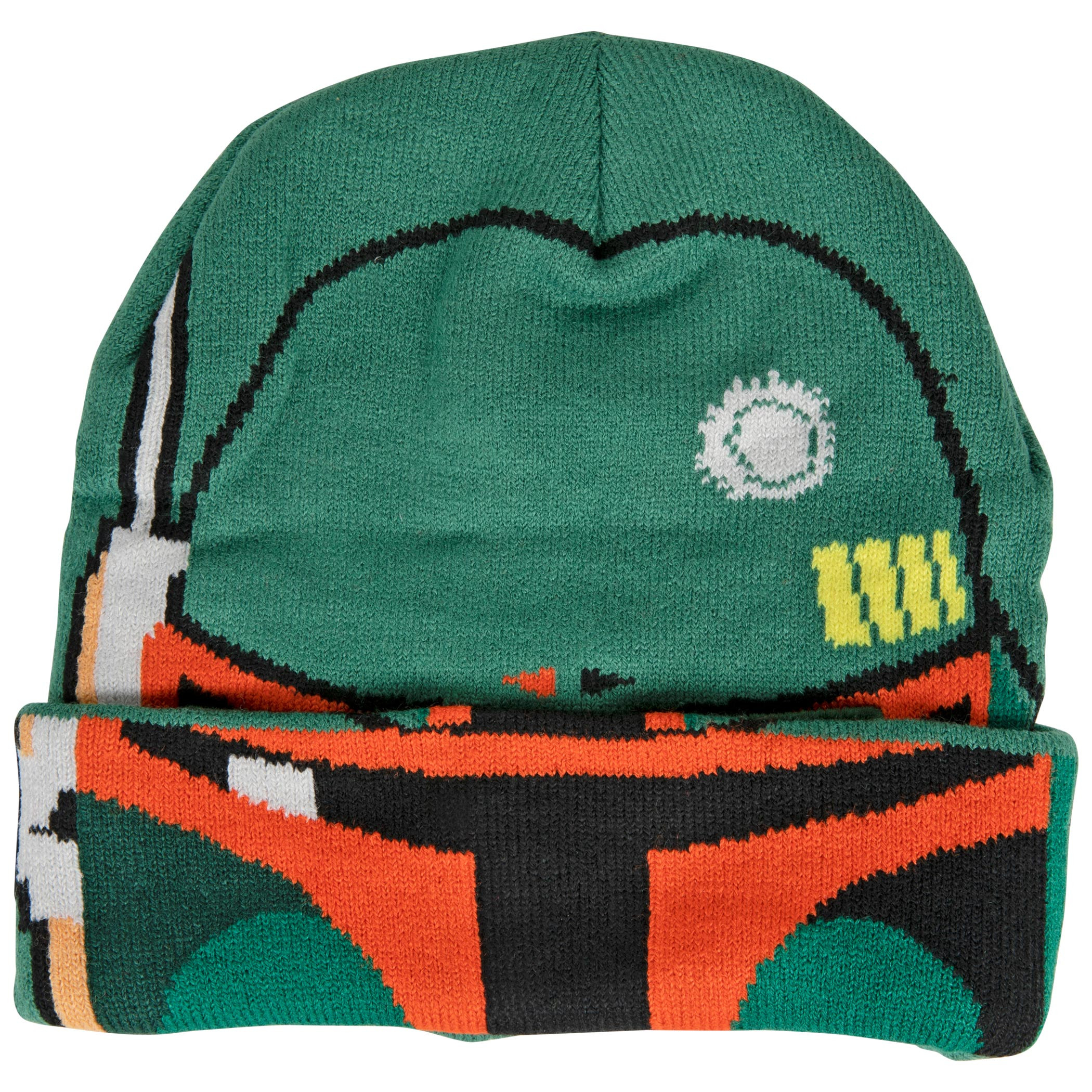 Star Wars Boba Fett Helmet Costume Pull Down Mask Beanie, Multi-Color