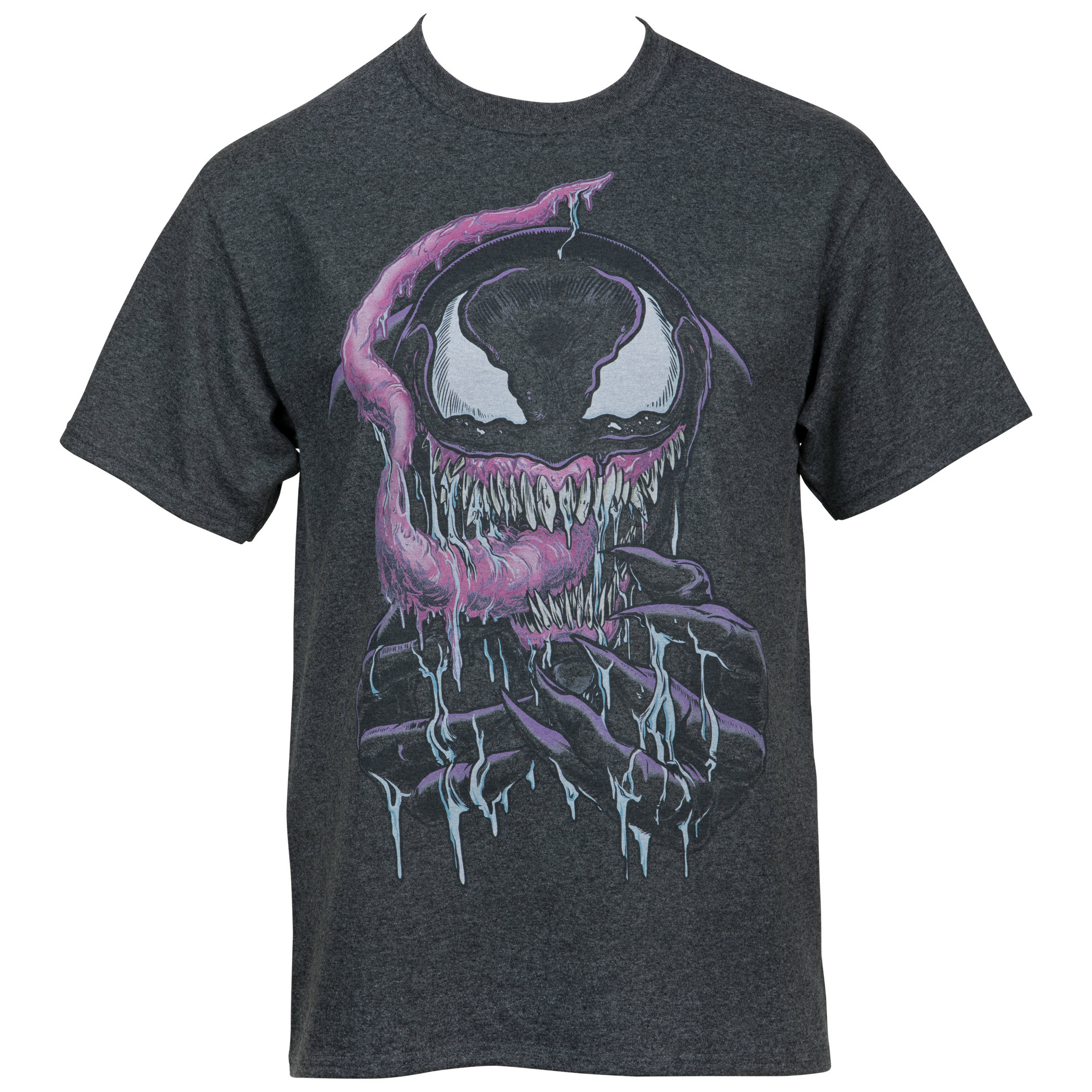 Venom Happy To m...Eat You T-Shirt, Grey