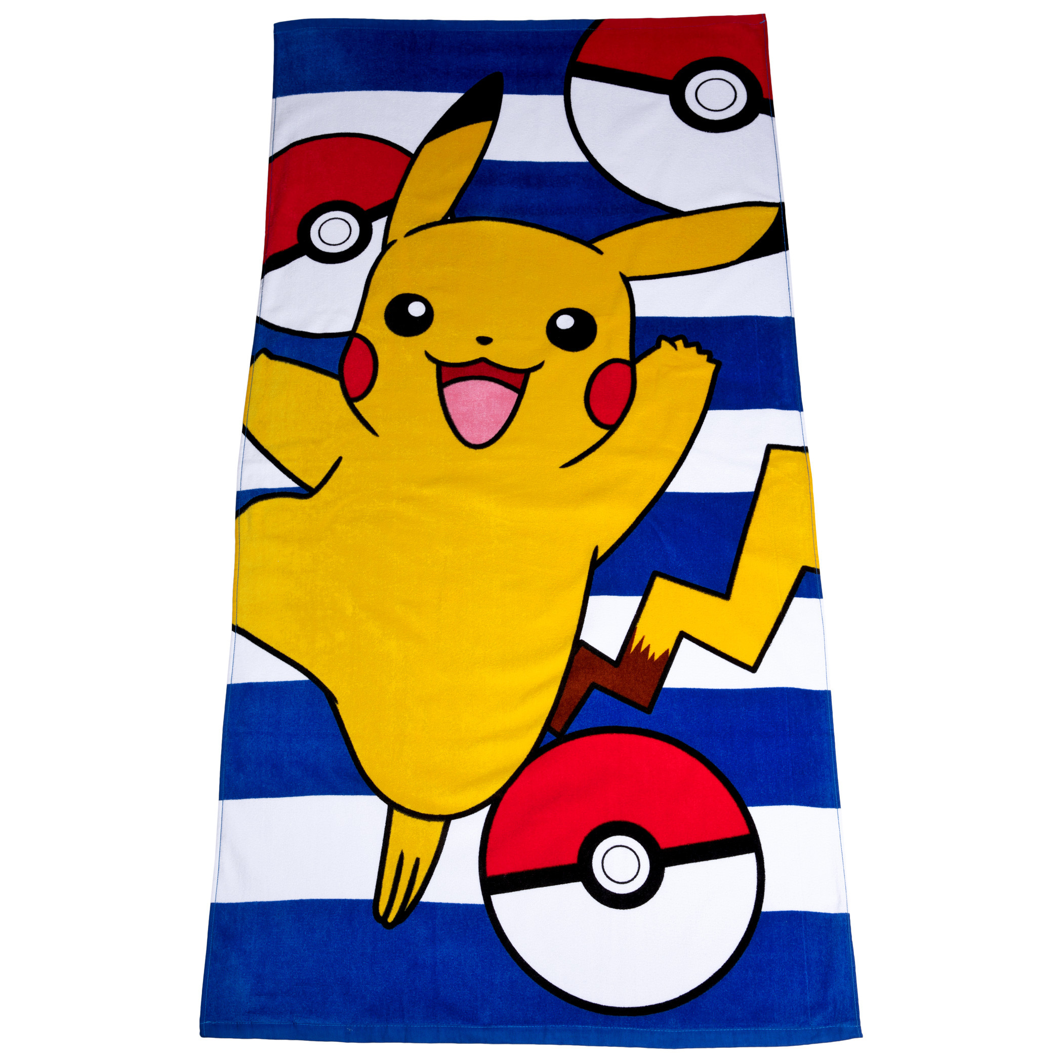 Pokemon Electric Pikachu 30x60 Beach Towel, Multi-Color