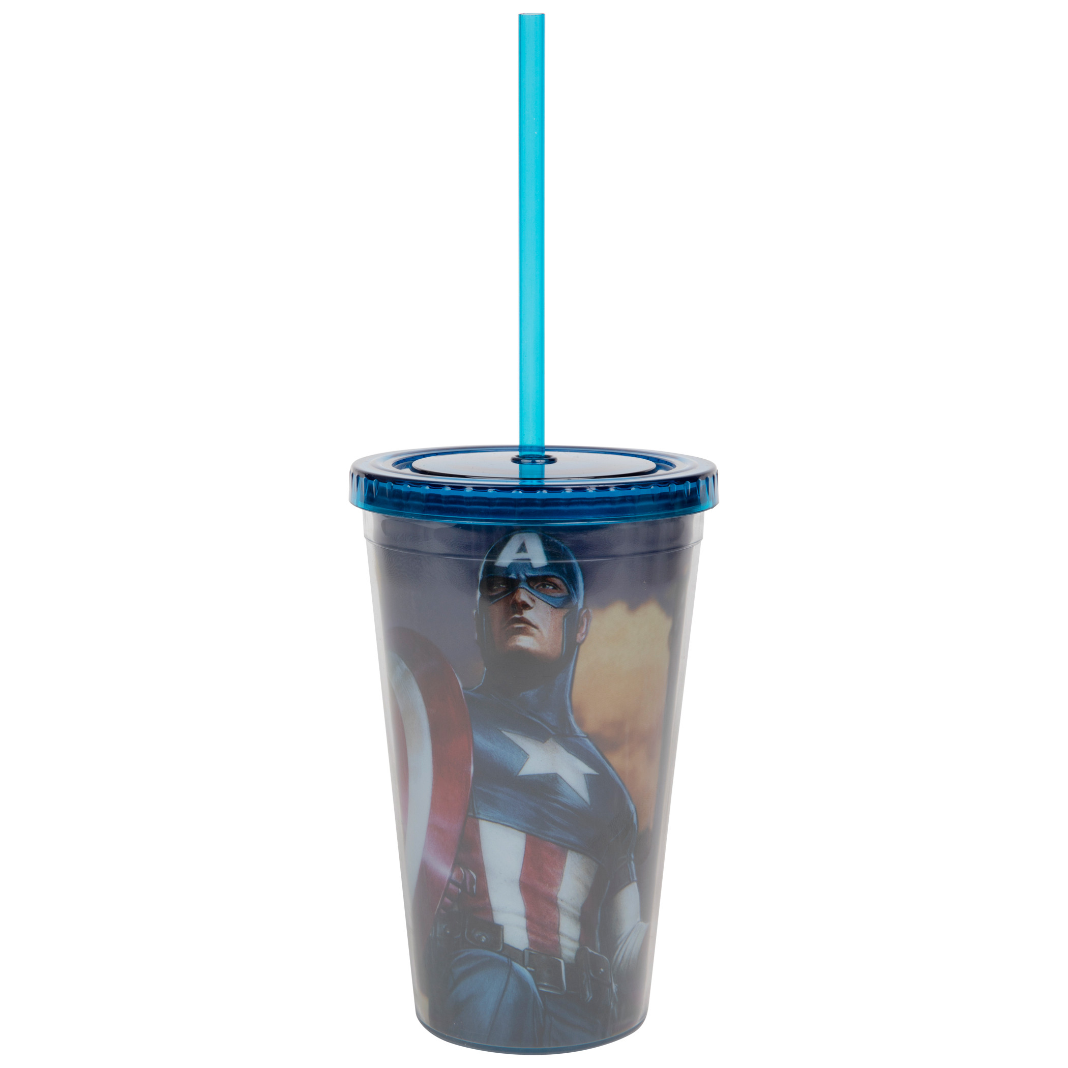 Avengers Captain America Action Pose Carnival Cup, Multi-Color