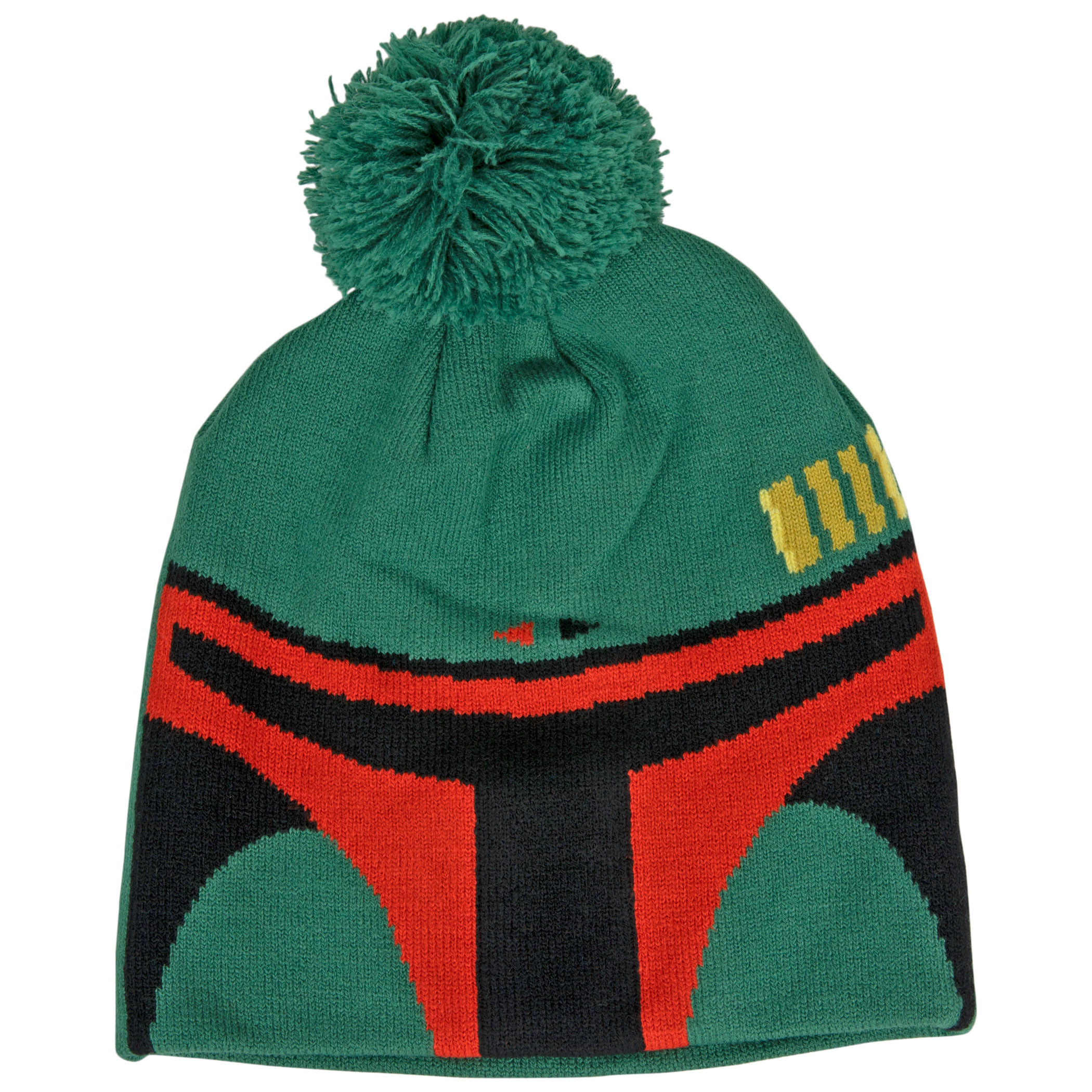 Star Wars Boba Fett Costume Helmet Pom Pom Beanie, Multi-Color