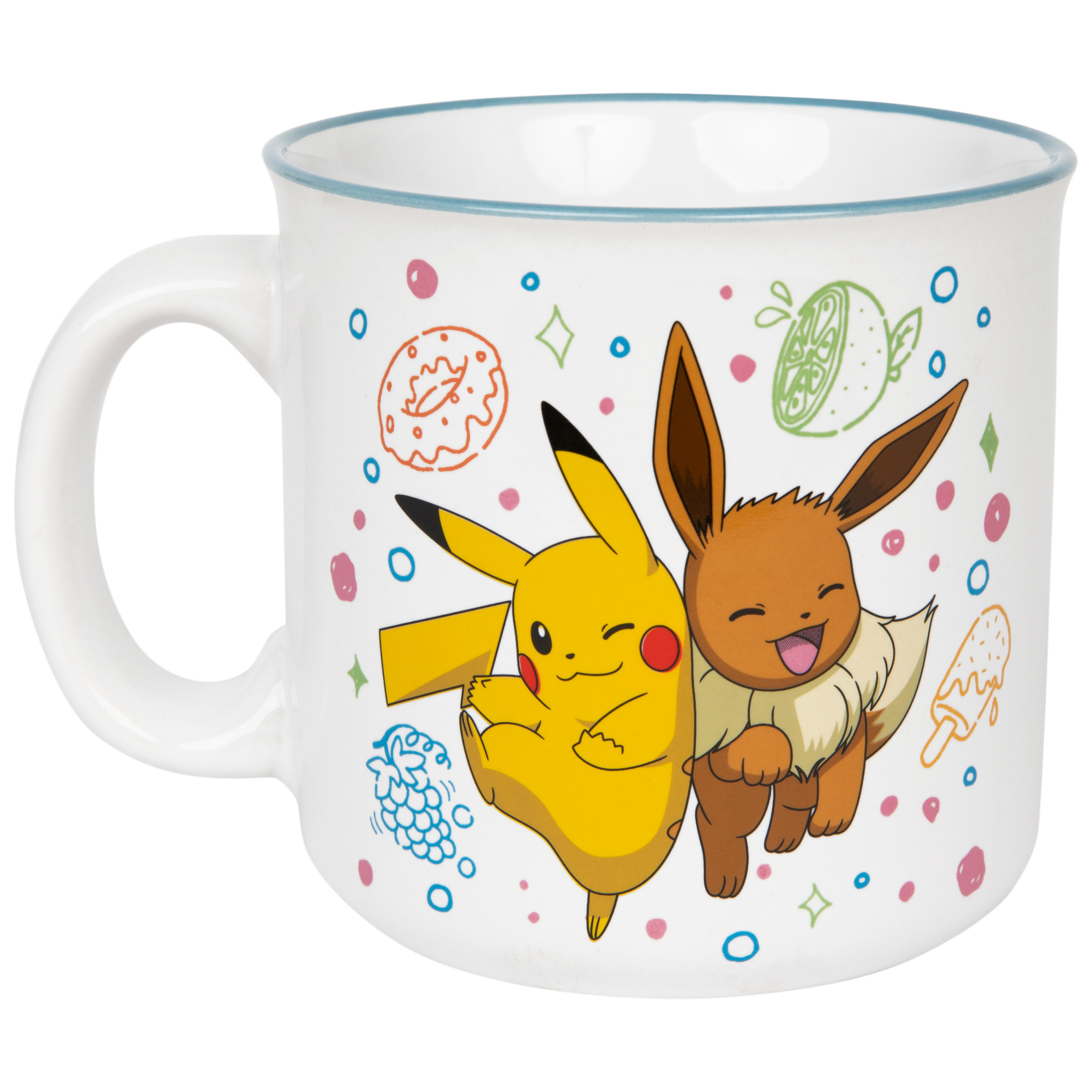 Pokemon Sweets Time 20 Ounce Camper Mug, White