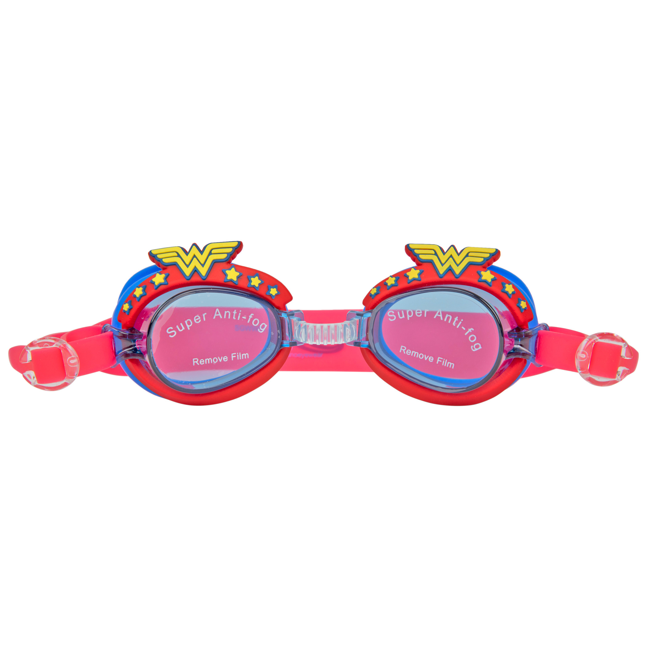 DC Comics Wonder Woman Logo Swim Goggles, Pink